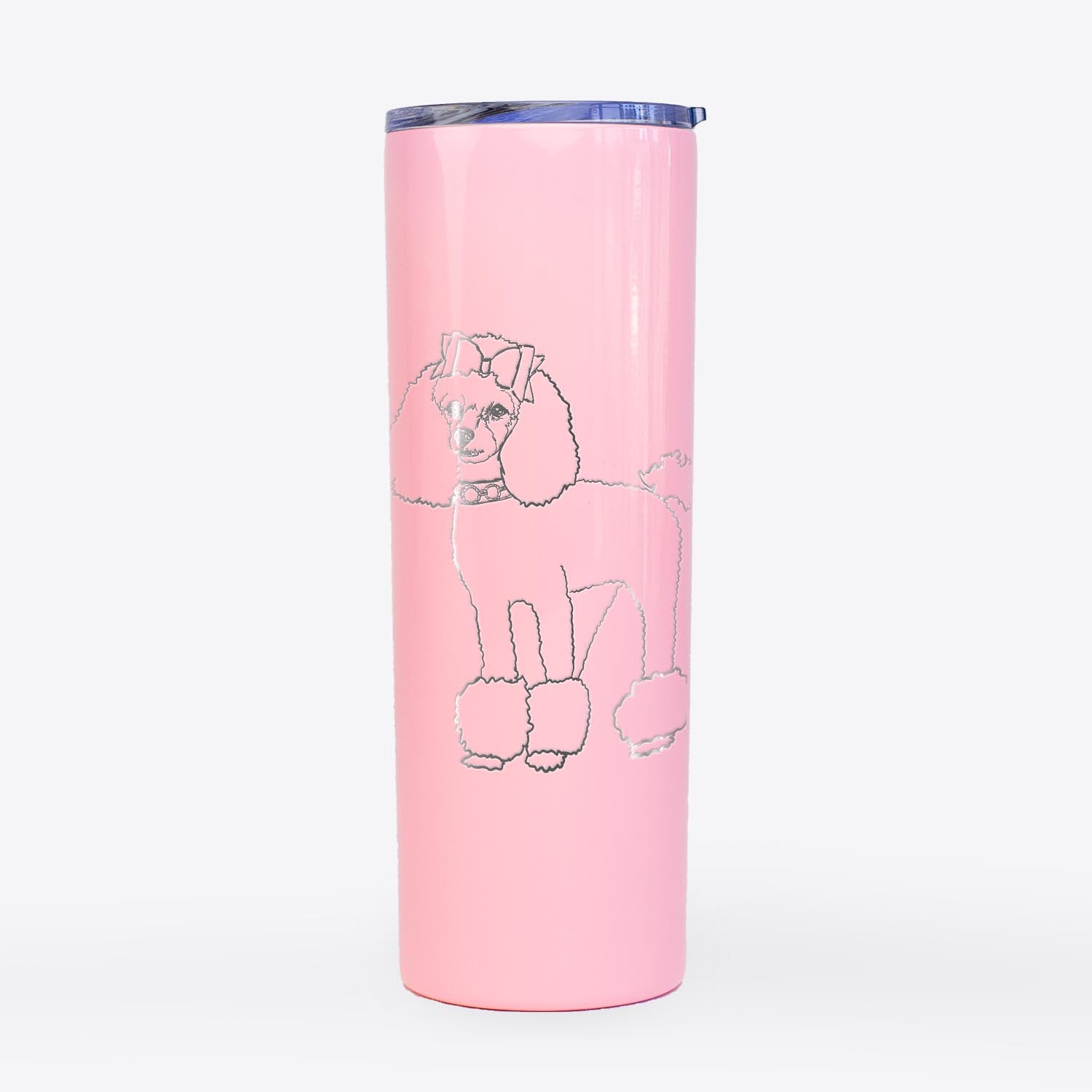 Doodled LouLou the Toy Poodle - 20oz Skinny Tumbler