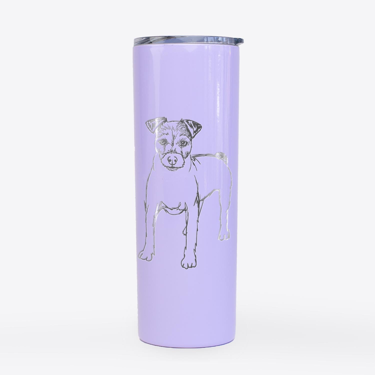 Doodled Lucky the Jack Russell Terrier - 20oz Skinny Tumbler