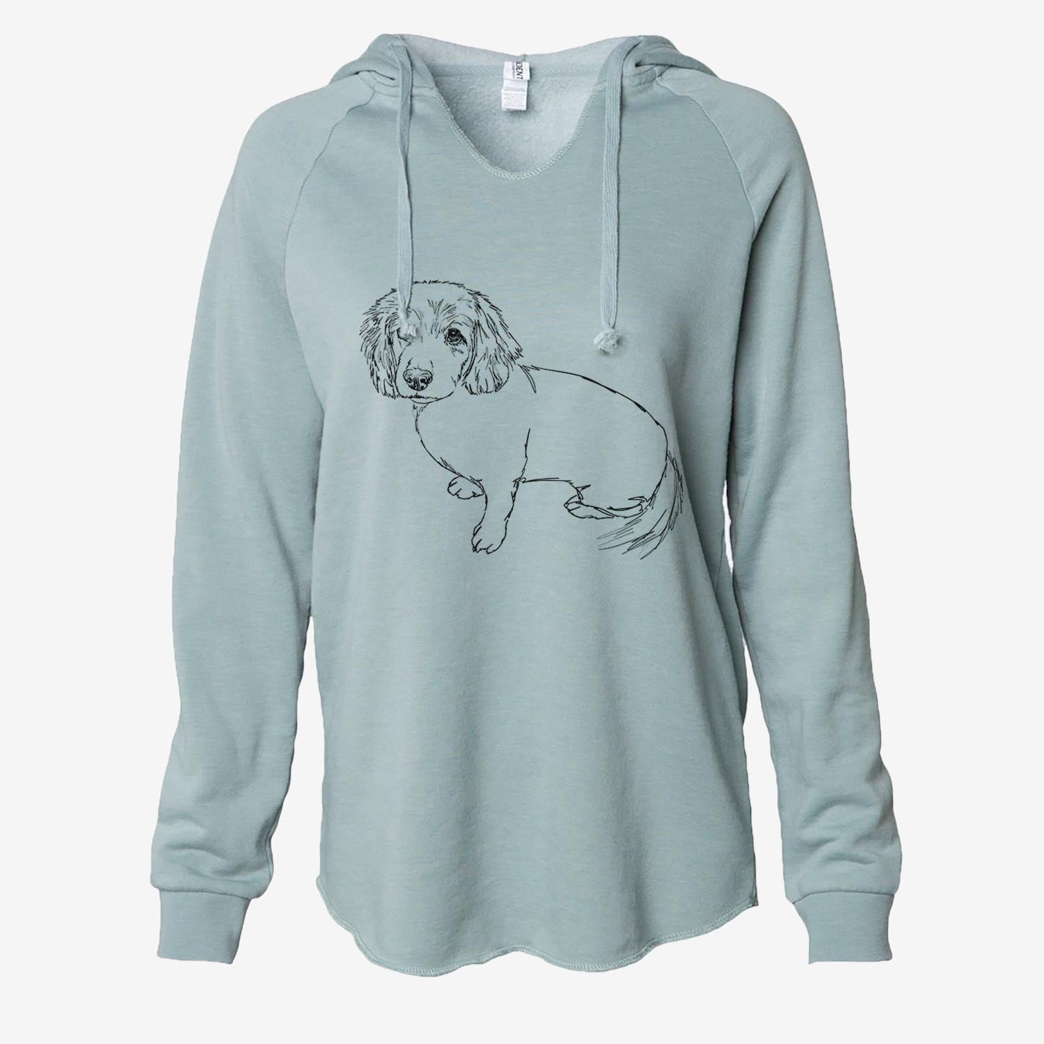 Doodled Lucy Docker the Docker - Cali Wave Hooded Sweatshirt