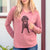 Doodled LucyFluff the Mixed Breed - Cali Wave Hooded Sweatshirt