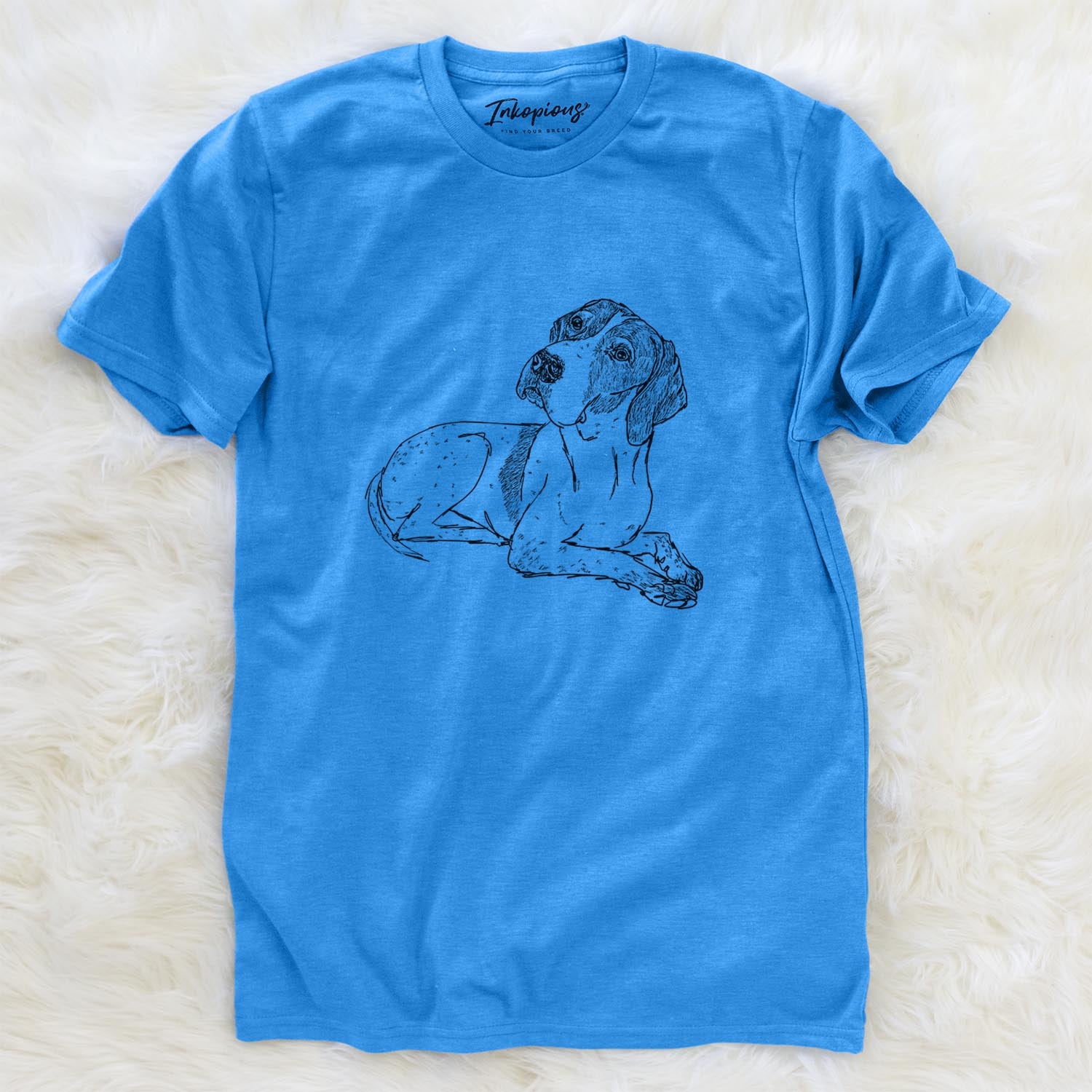 Doodled Madeline the English Pointer - Unisex Crewneck