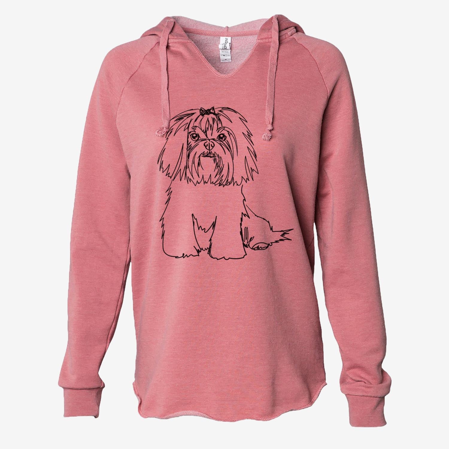 Doodled Maltese - Cali Wave Hooded Sweatshirt