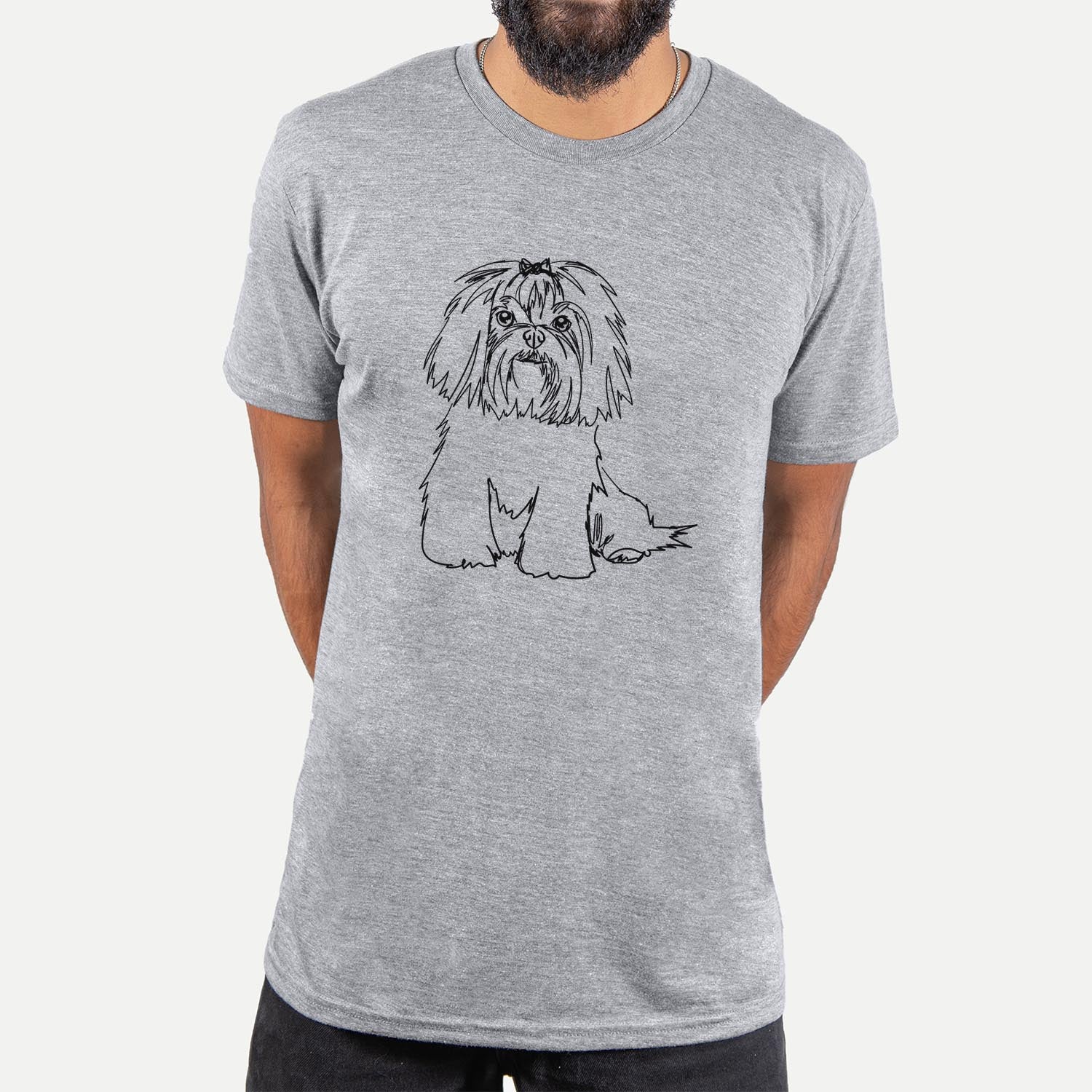 Doodled Maltese - Unisex Crewneck