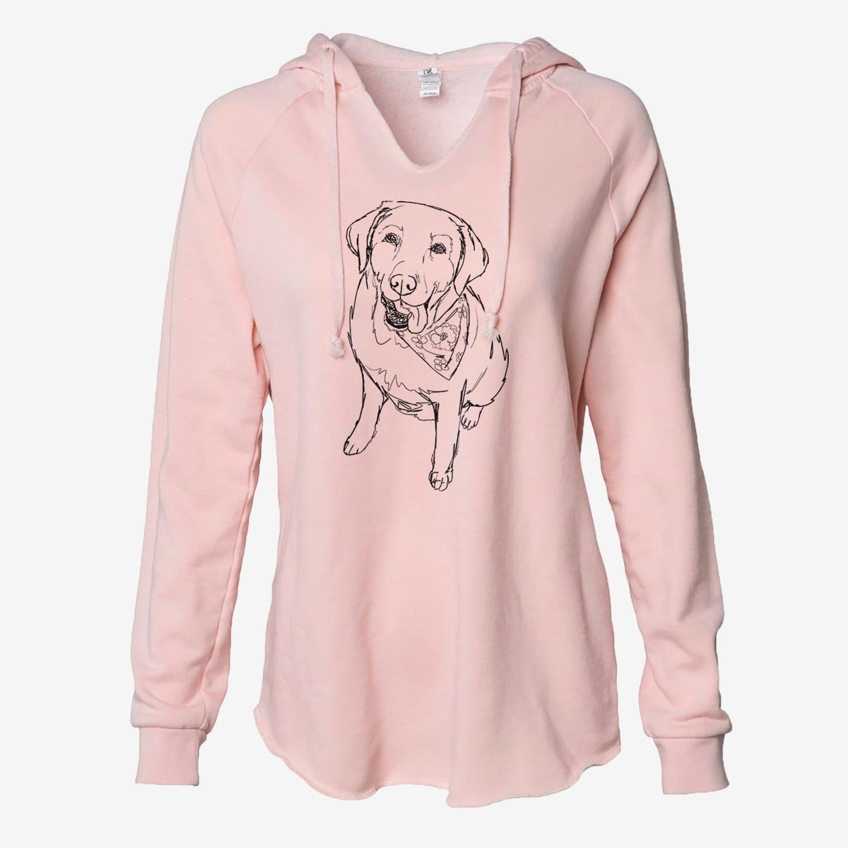 Doodled Maple the Yellow Lab - Cali Wave Hooded Sweatshirt