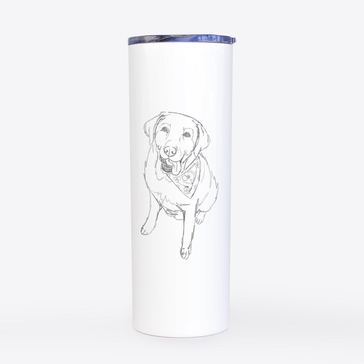 Doodled Maple the Yellow Lab - 20oz Skinny Tumbler