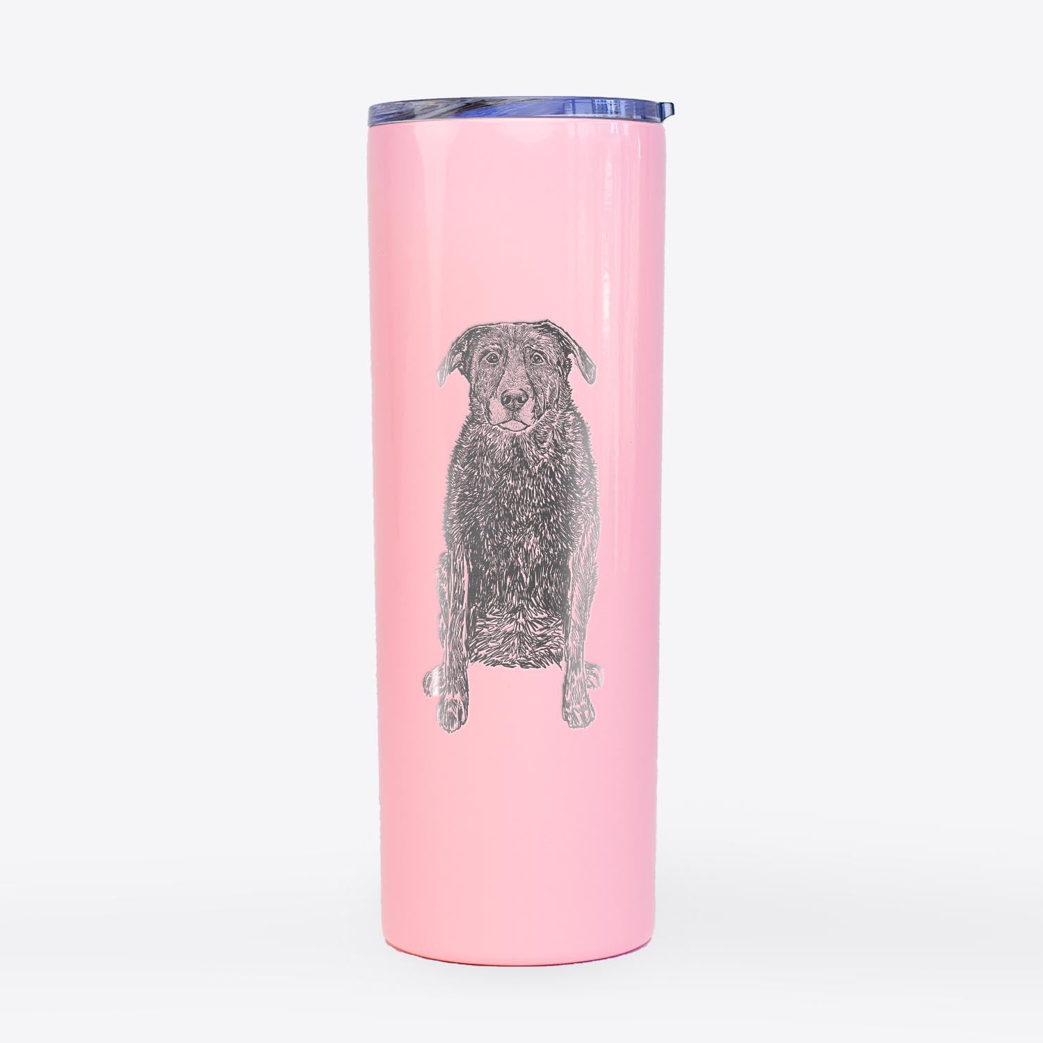 Doodled Millie the Black Lab - 20oz Skinny Tumbler