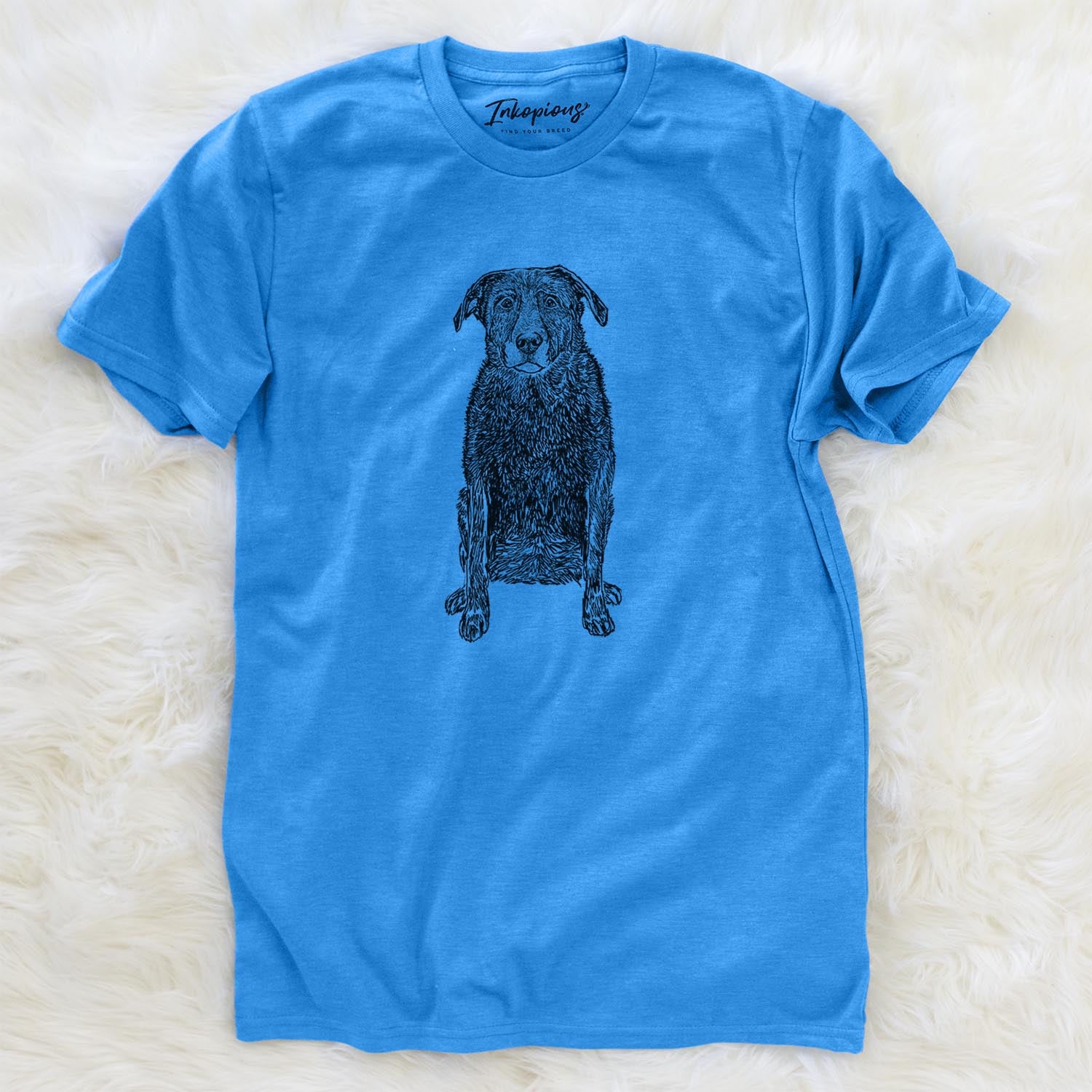 Doodled Millie the Black Lab - Unisex Crewneck