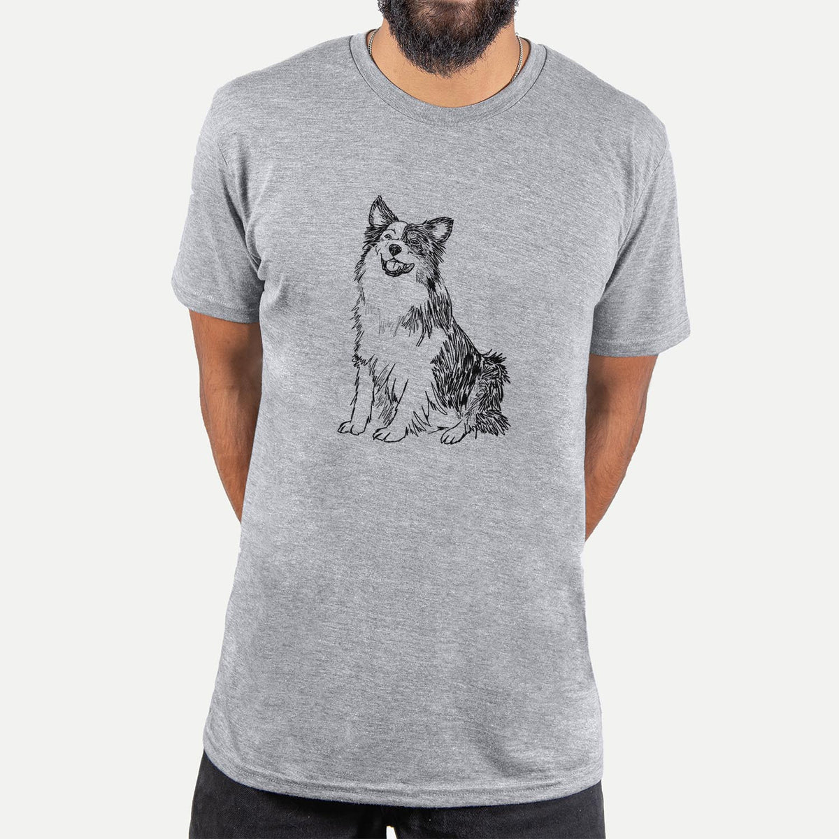 Doodled MiniJack the Mini Aussie - Unisex Crewneck