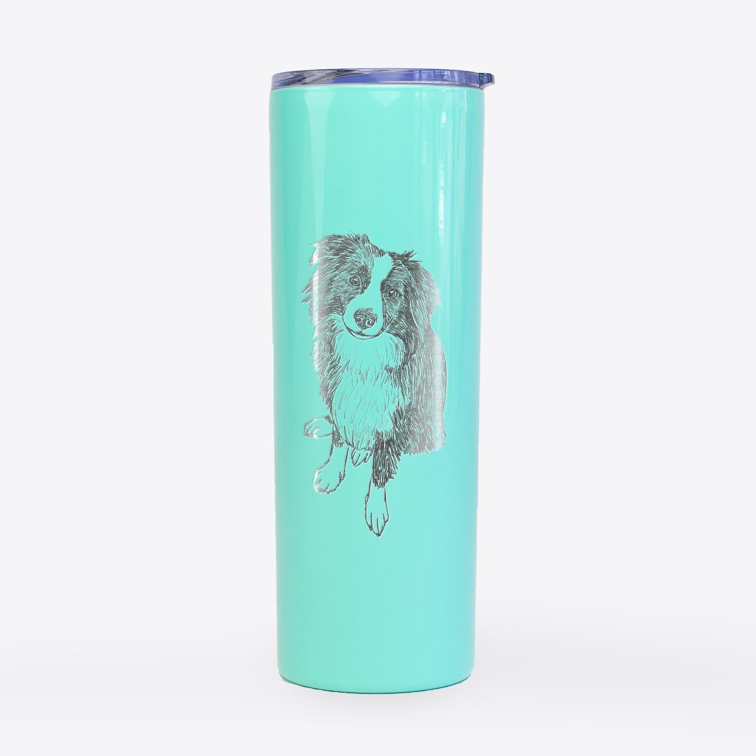 Doodled Mini Millie the Mini Aussie - 20oz Skinny Tumbler