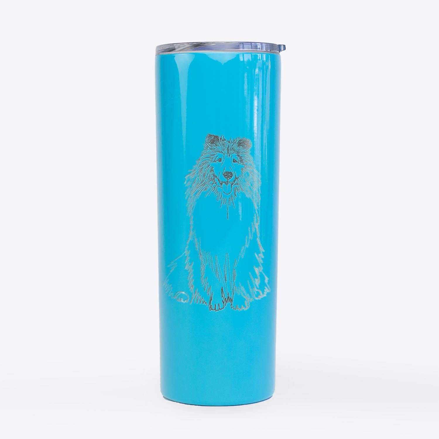 Doodled Monroe the Shetland Sheepdog - 20oz Skinny Tumbler