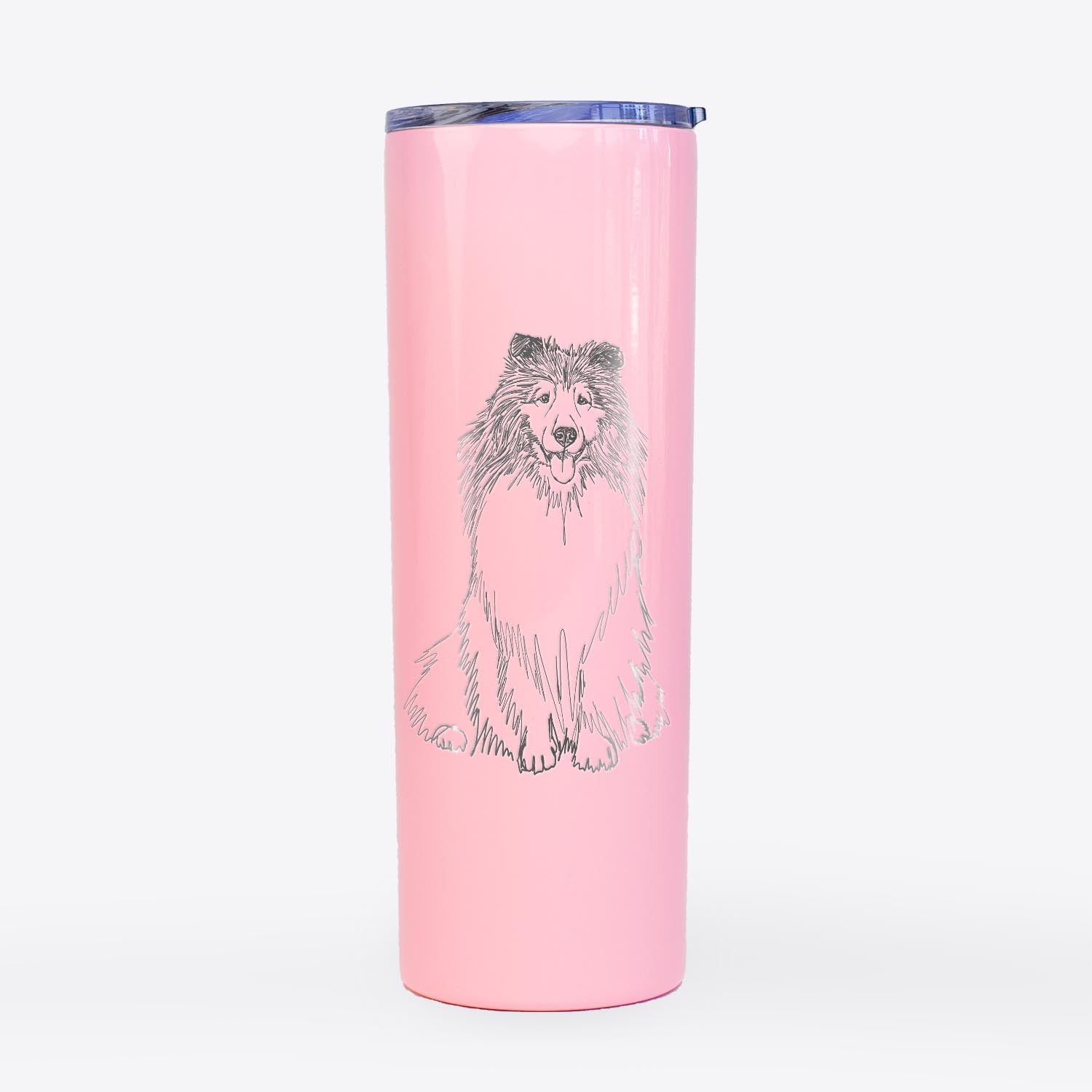 Doodled Monroe the Shetland Sheepdog - 20oz Skinny Tumbler