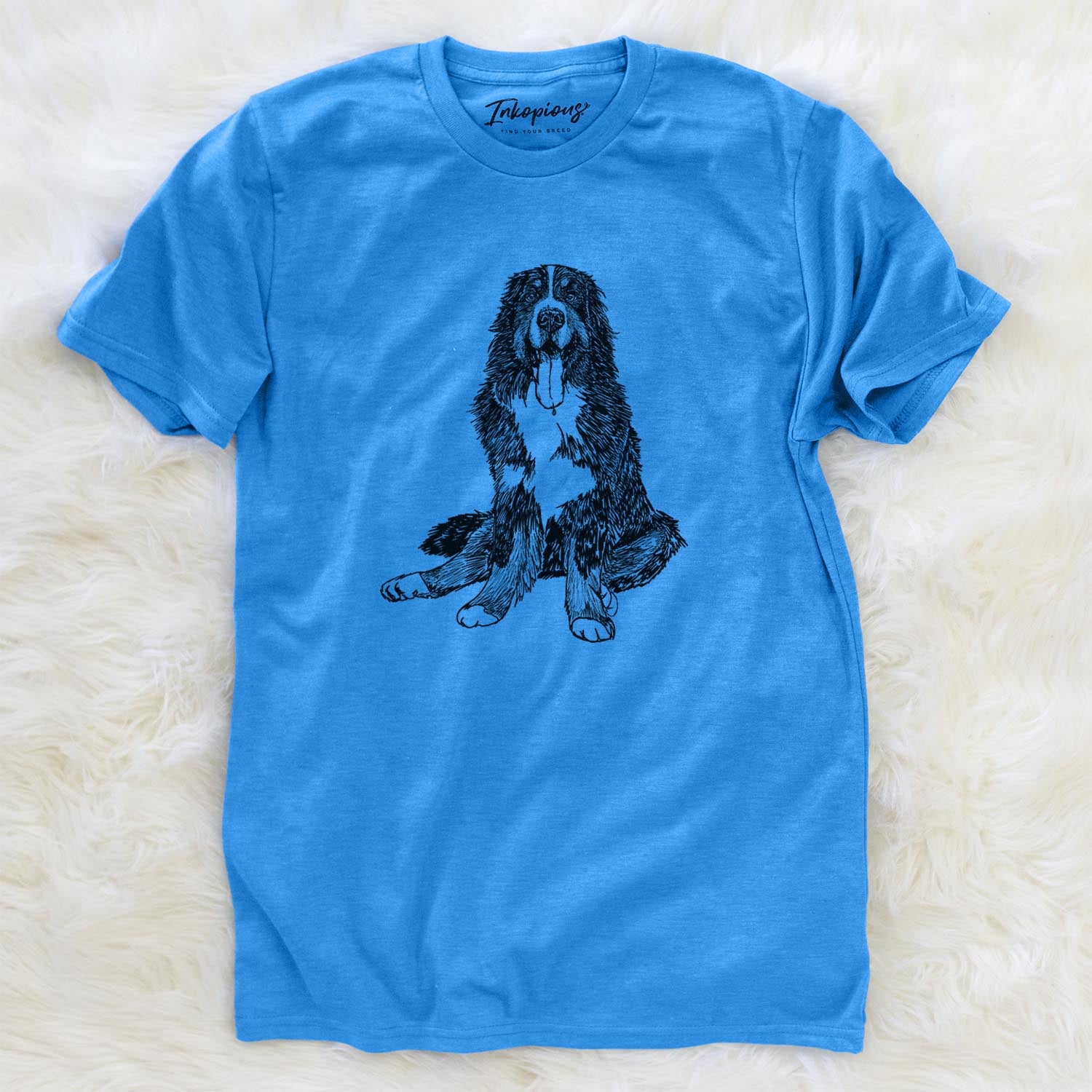 Doodled Moose the Bernese Mountain Dog - Unisex Crewneck