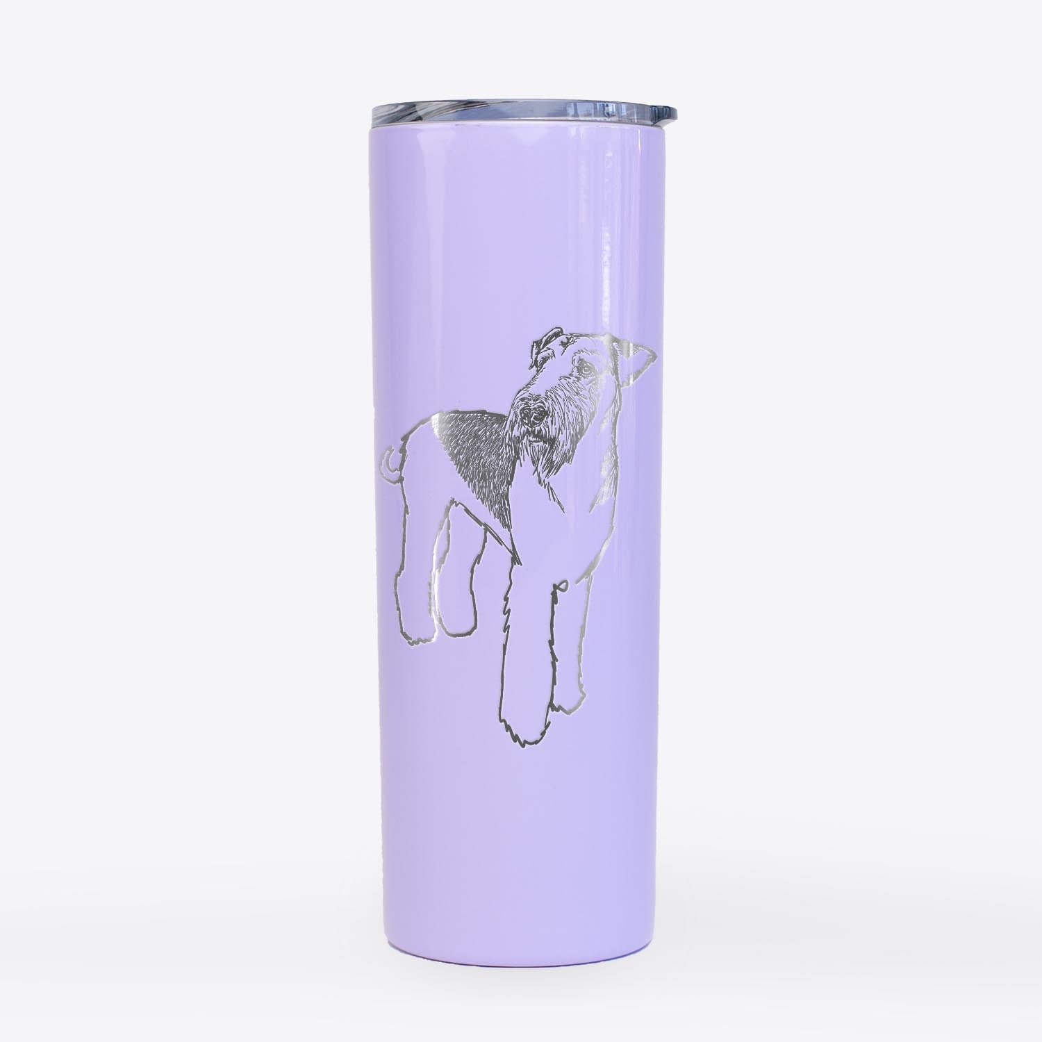 Doodled Nash the Airedale Terrier - 20oz Skinny Tumbler