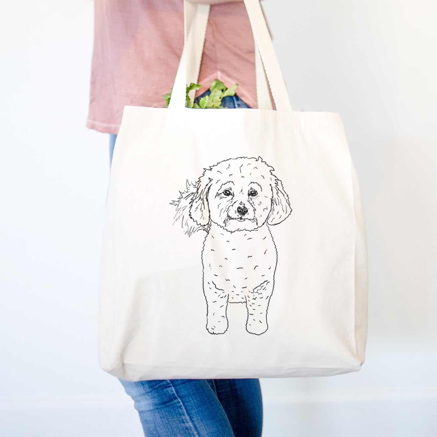 Doodled Neo the Bichon Frise - Tote Bag