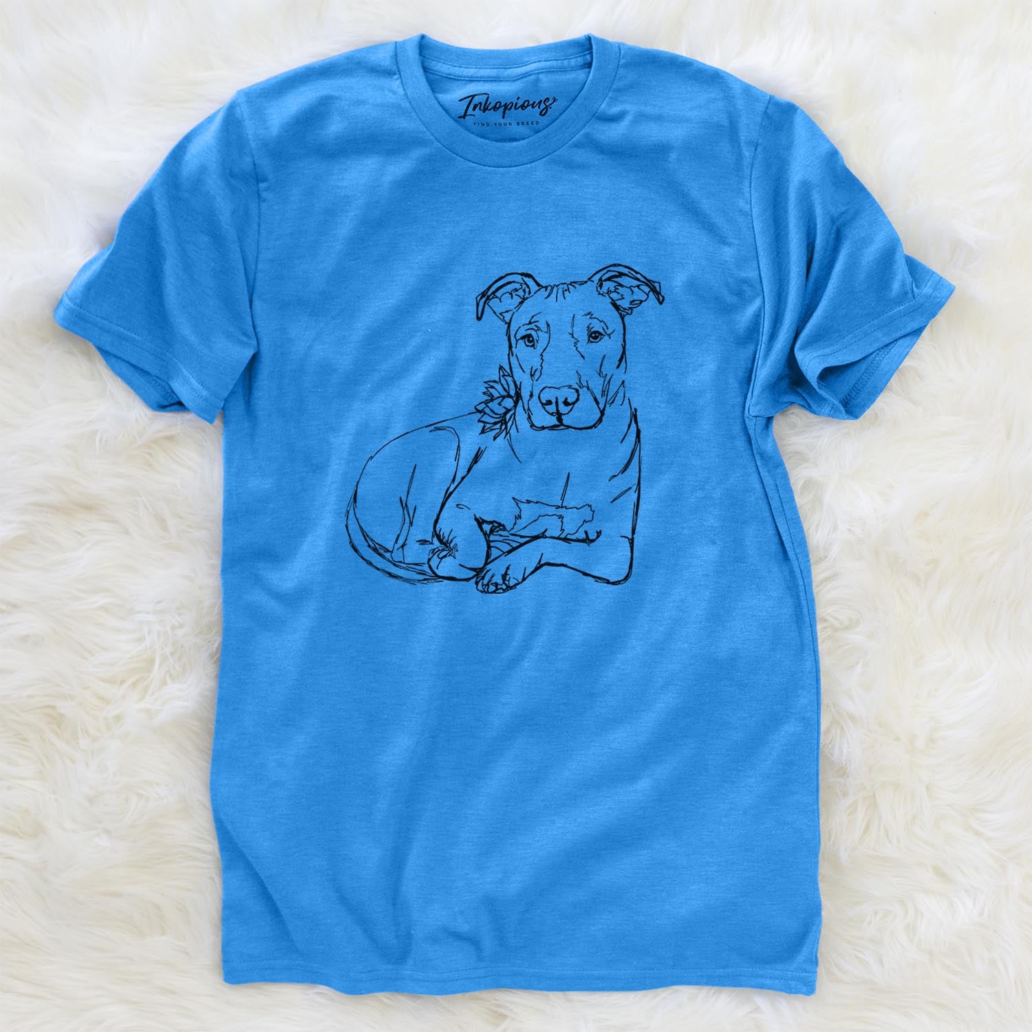 Doodled Nugget the Pitbull - Unisex Crewneck