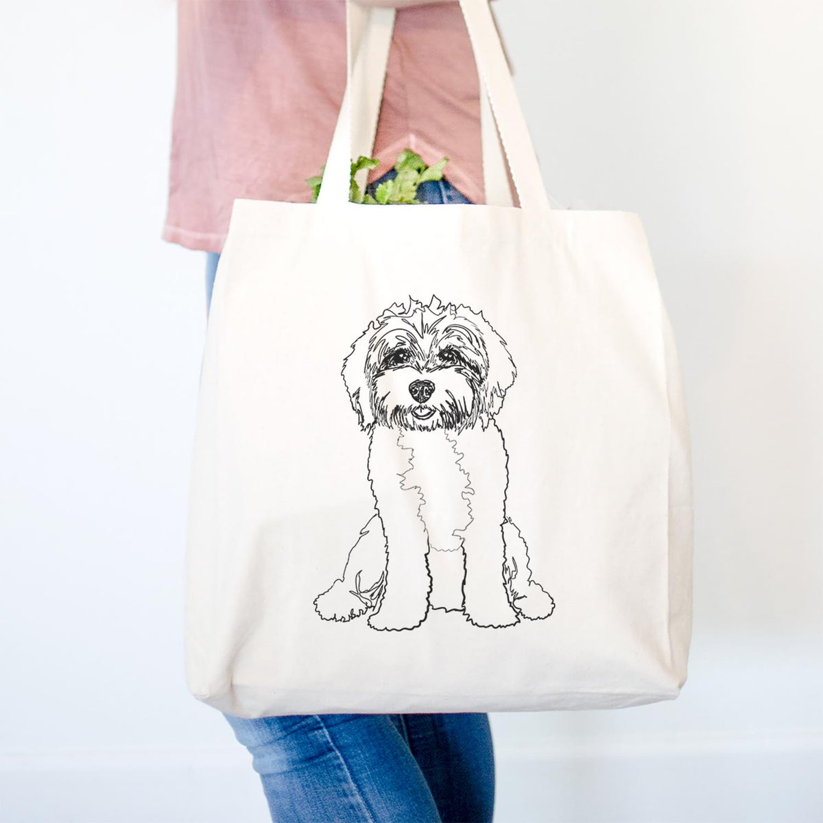 Doodled Penny Lane the Cavapoo - Tote Bag