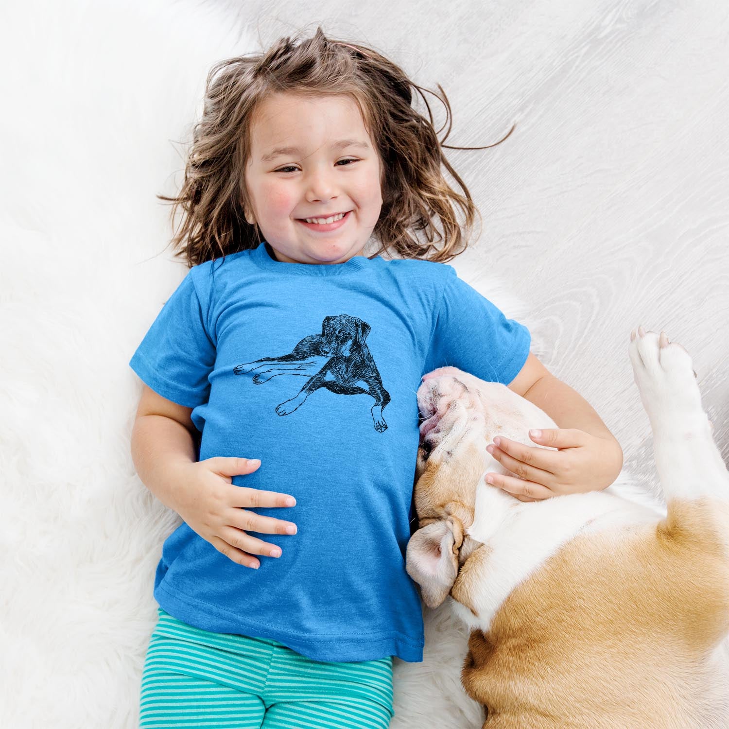 Doodled Penny Lee the Mixed Breed - Kids/Youth/Toddler Shirt