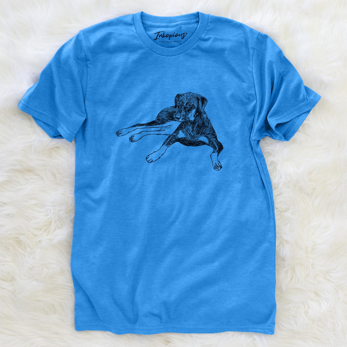 Doodled Penny Lee the Mixed Breed - Unisex Crewneck