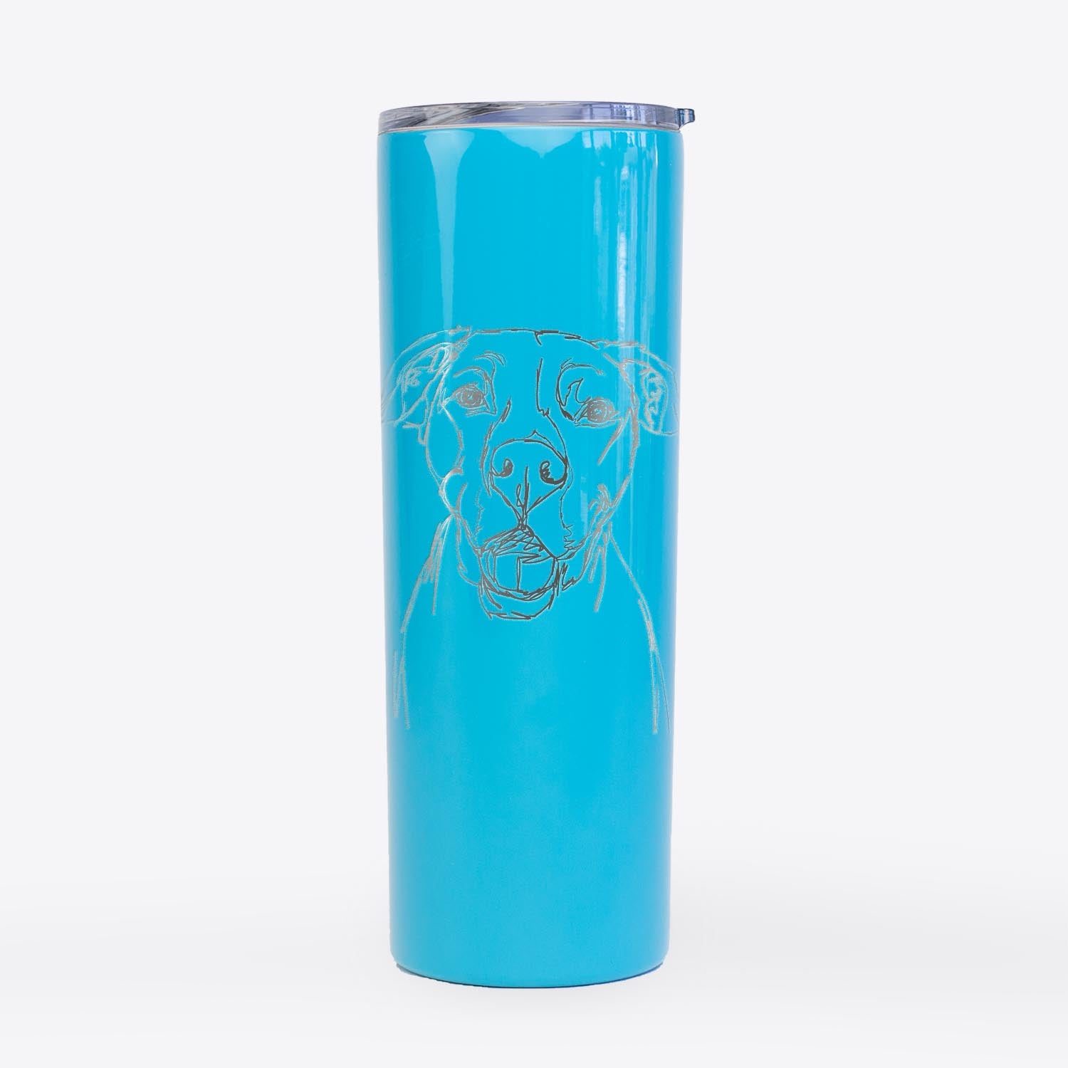 Doodled Pitbull Mix - 20oz Skinny Tumbler