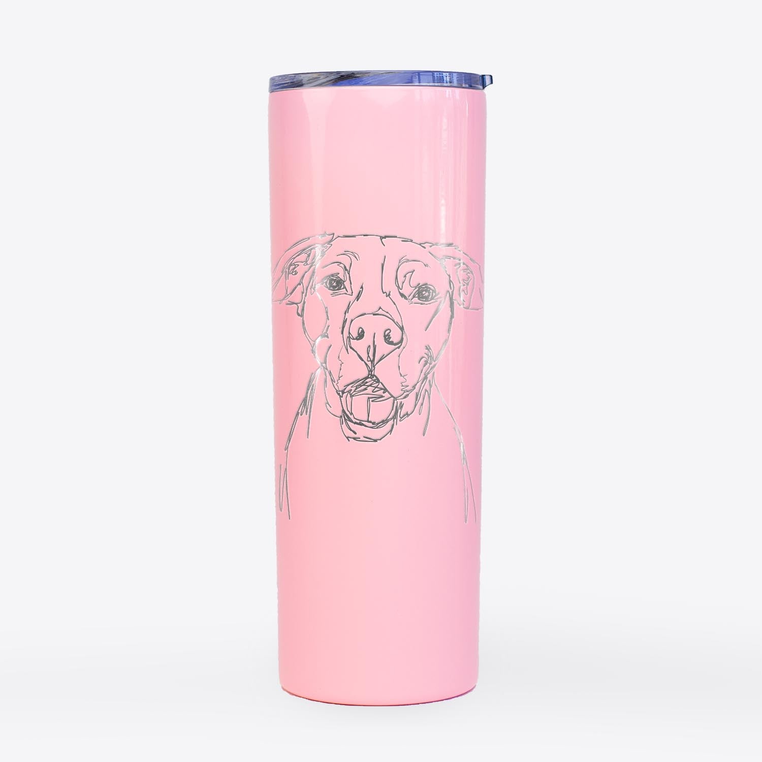 Doodled Pitbull Mix - 20oz Skinny Tumbler