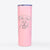 Doodled Pitbull Mix - 20oz Skinny Tumbler