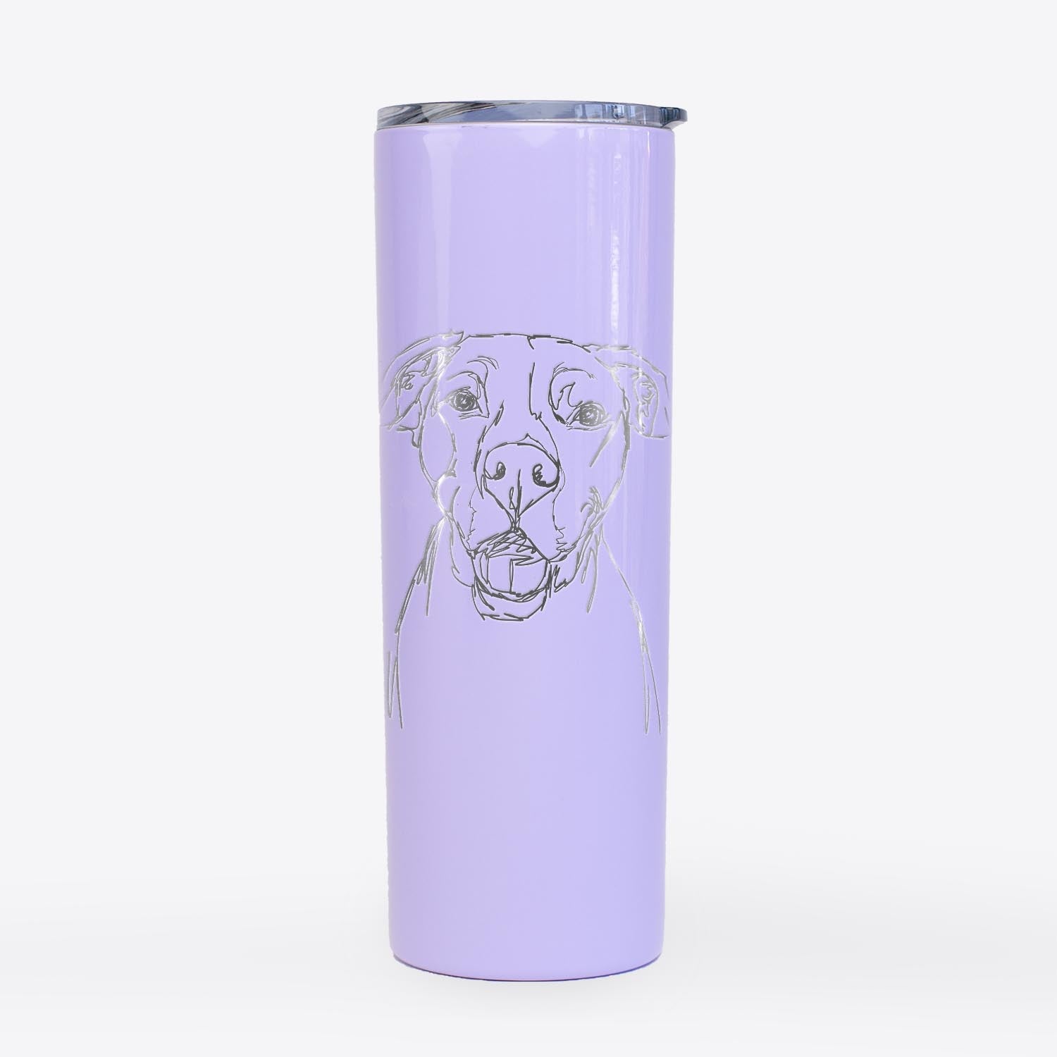 Doodled Pitbull Mix - 20oz Skinny Tumbler