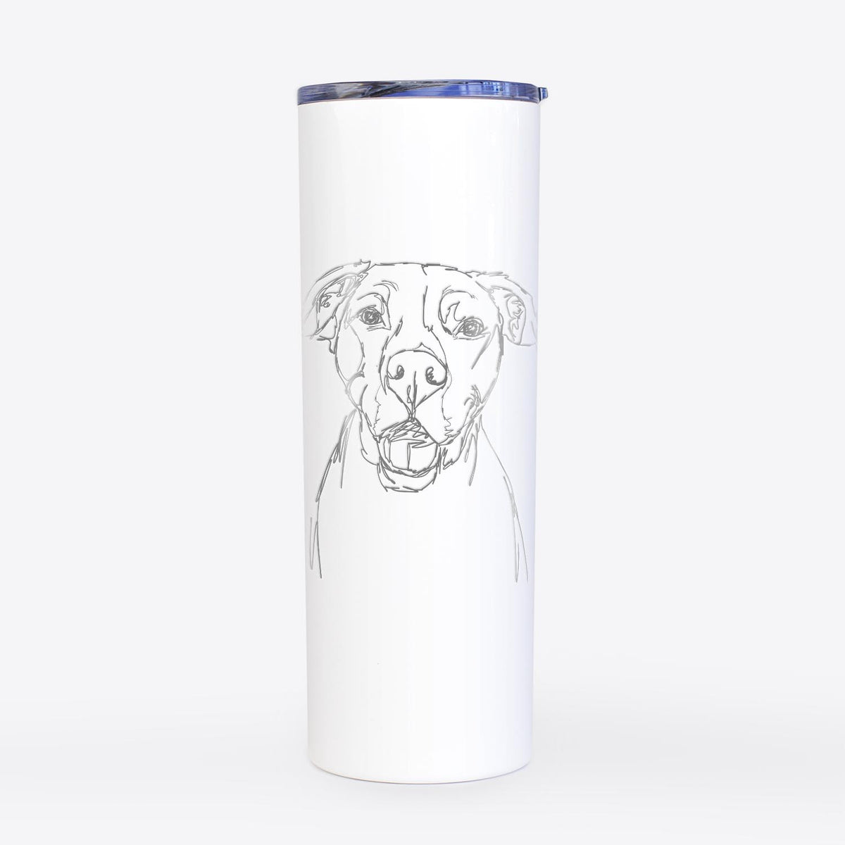 Doodled Pitbull Mix - 20oz Skinny Tumbler