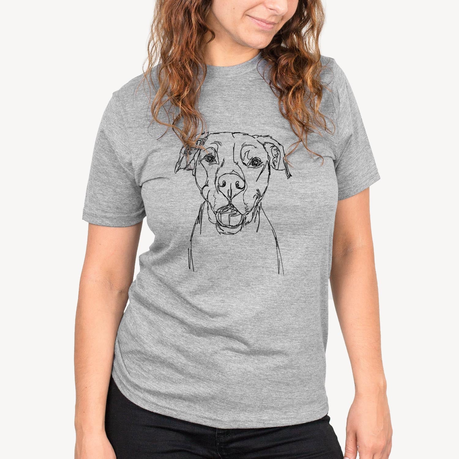 Doodled Pitbull Mix - Unisex Crewneck