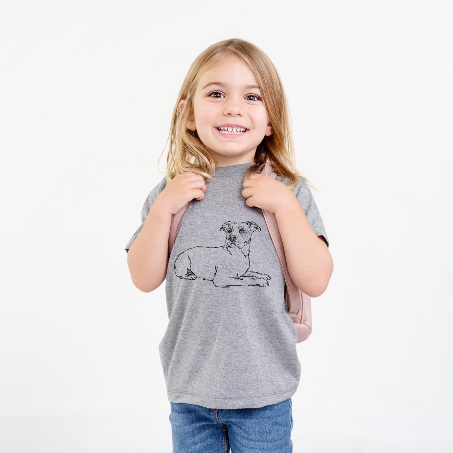 Doodled Pixel the American Staffordshire - Kids/Youth/Toddler Shirt