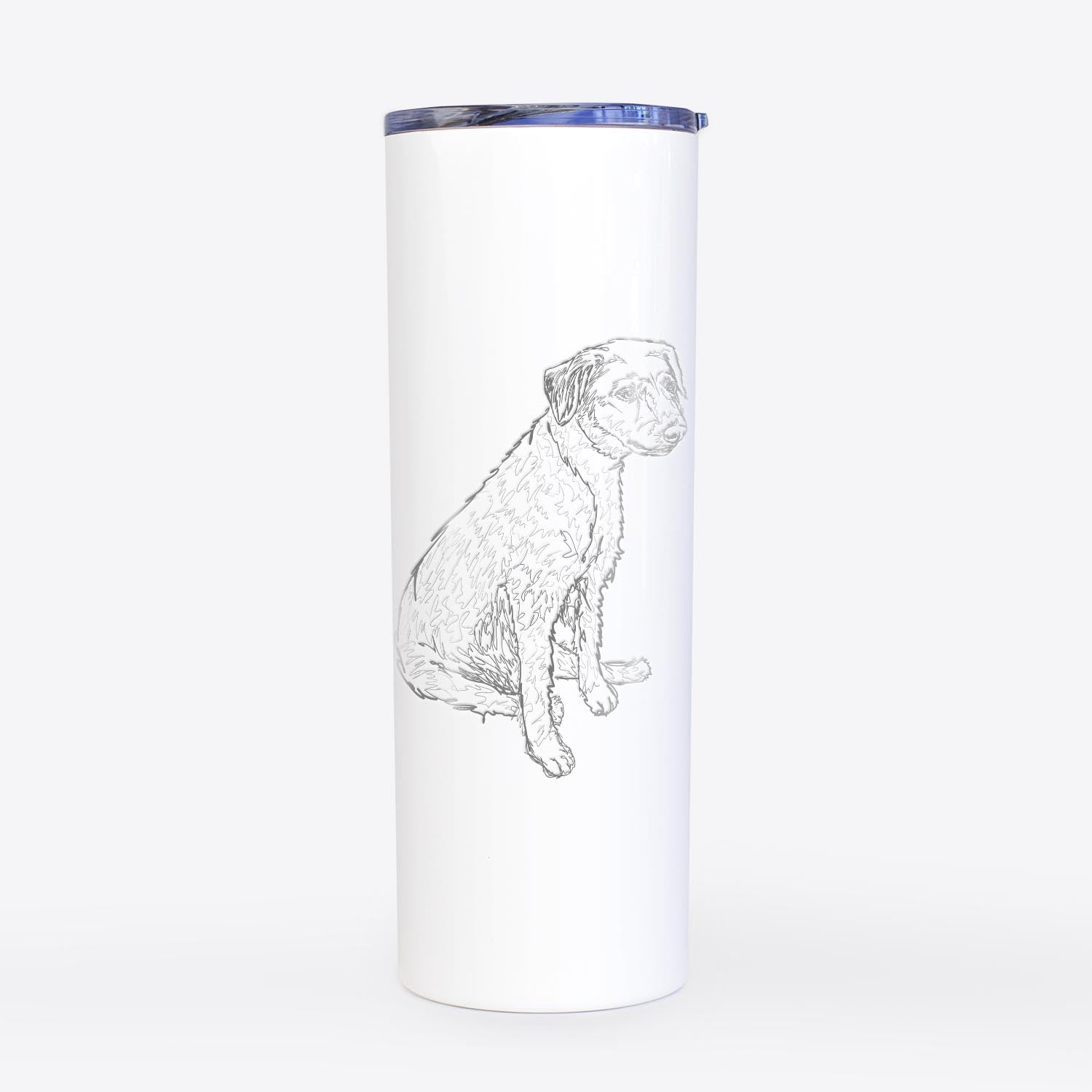 Doodled Poochie the Mixed Breed - 20oz Skinny Tumbler