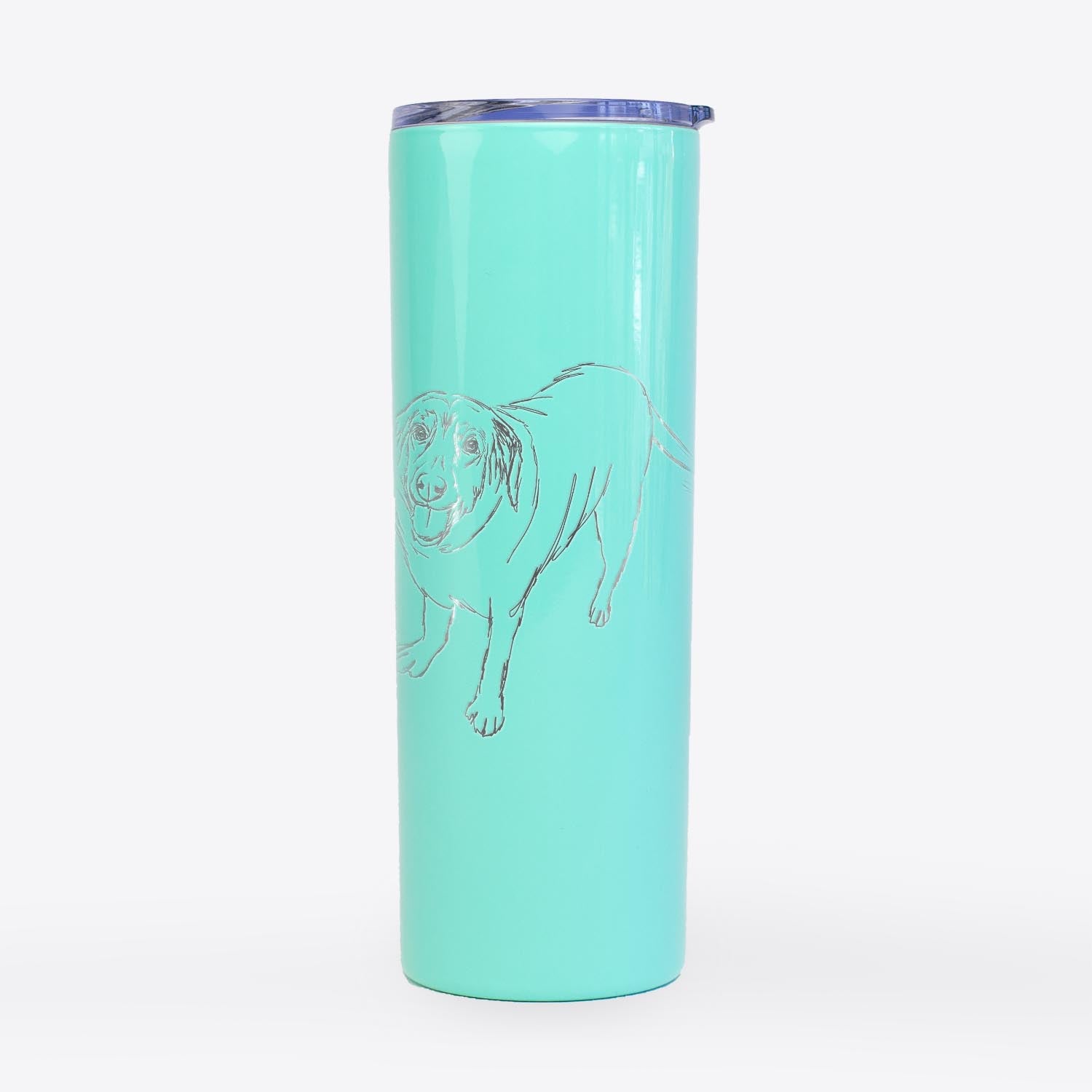 Doodled Puddles the Labrador Retriever - 20oz Skinny Tumbler