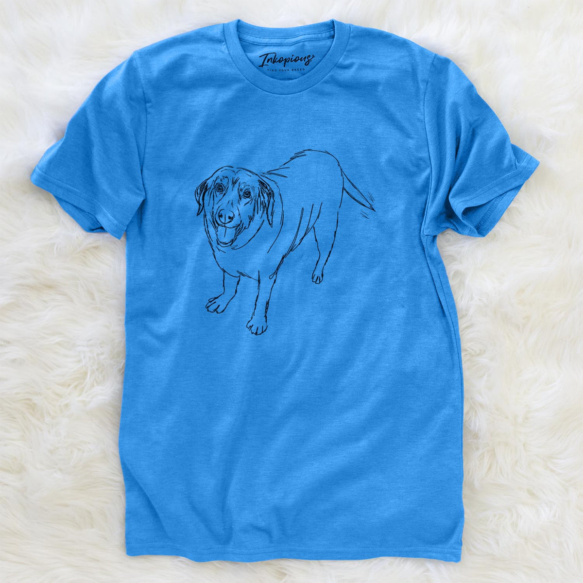 Doodled Puddles the Labrador Retriever - Unisex Crewneck