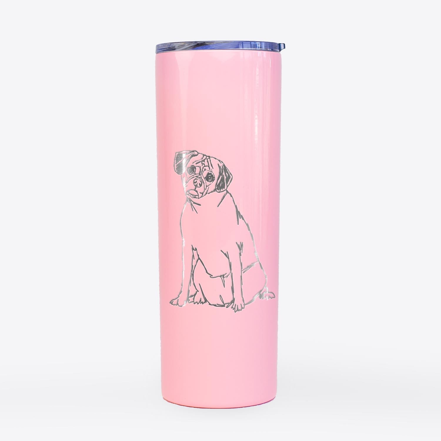 Doodled Puggle - 20oz Skinny Tumbler