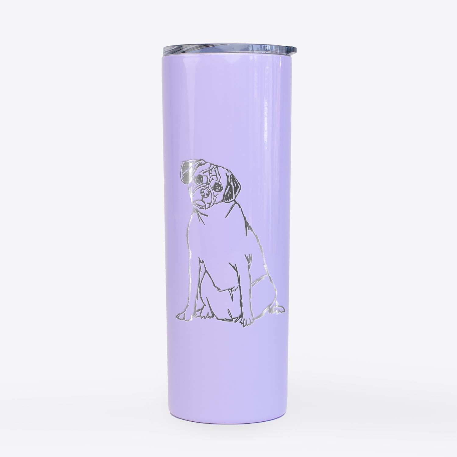 Doodled Puggle - 20oz Skinny Tumbler