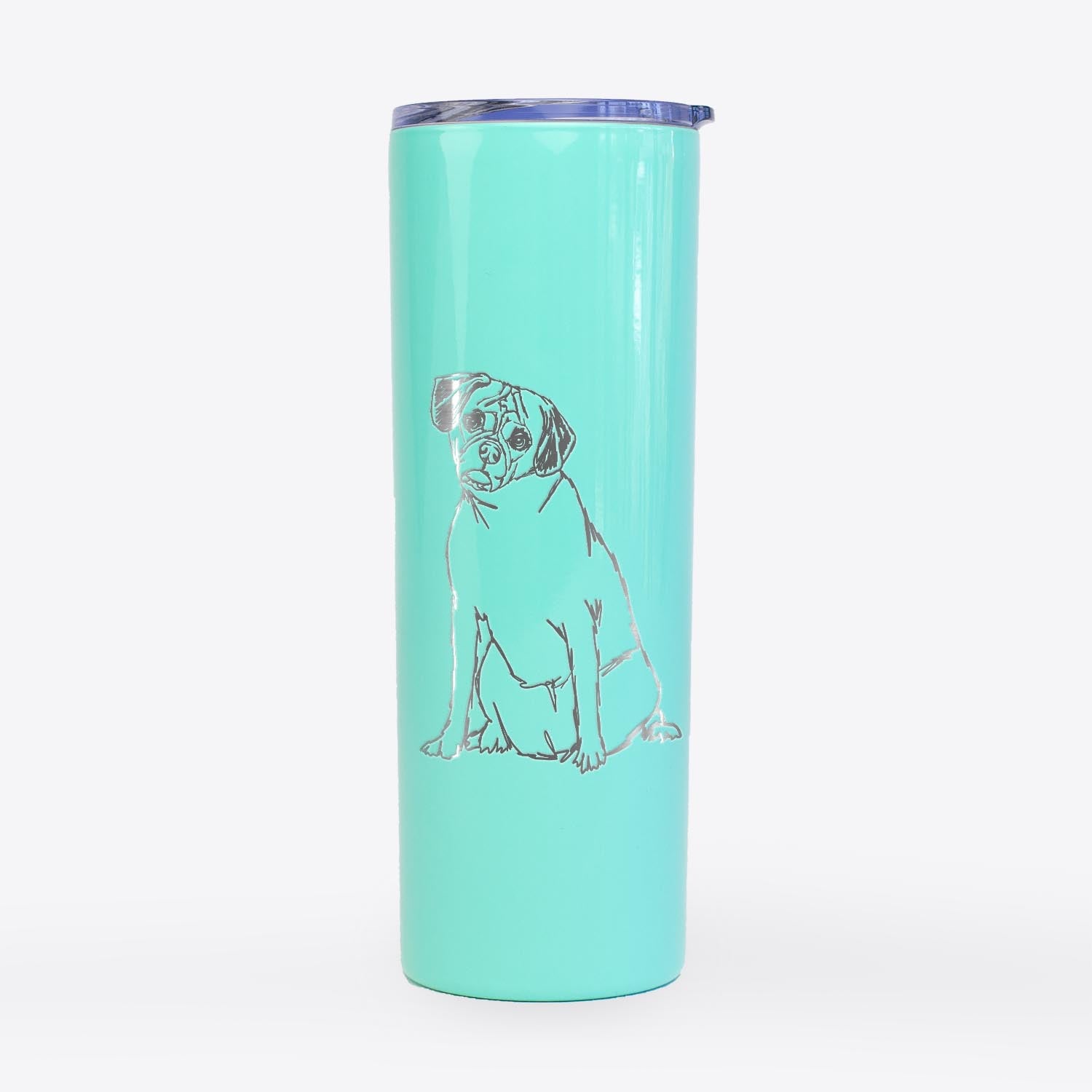 Doodled Puggle - 20oz Skinny Tumbler