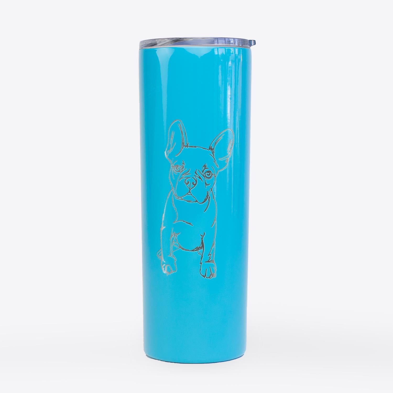 Doodled Puppy Franco the French Bulldog - 20oz Skinny Tumbler