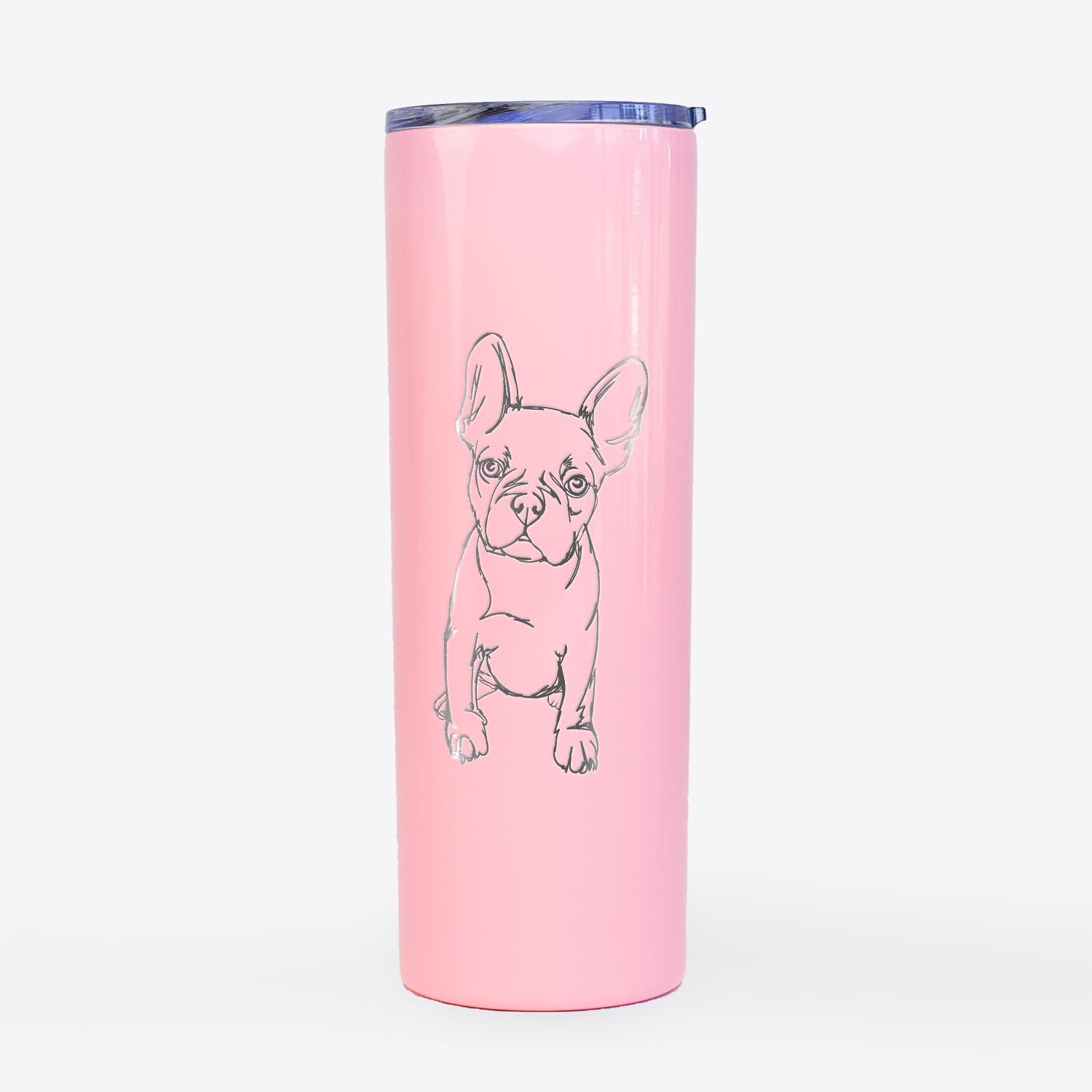 Doodled Puppy Franco the French Bulldog - 20oz Skinny Tumbler