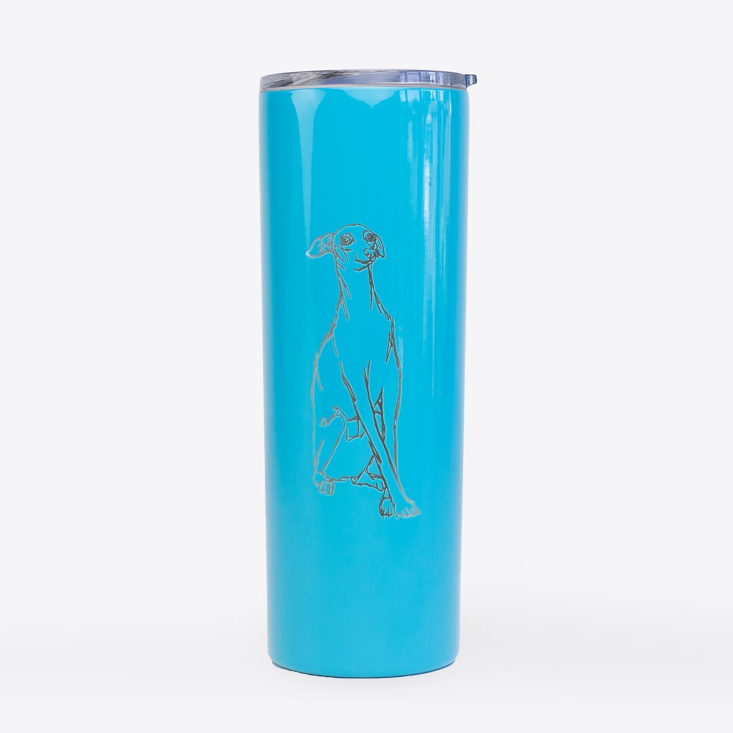 Doodled Queenie the Italian Greyhound - 20oz Skinny Tumbler