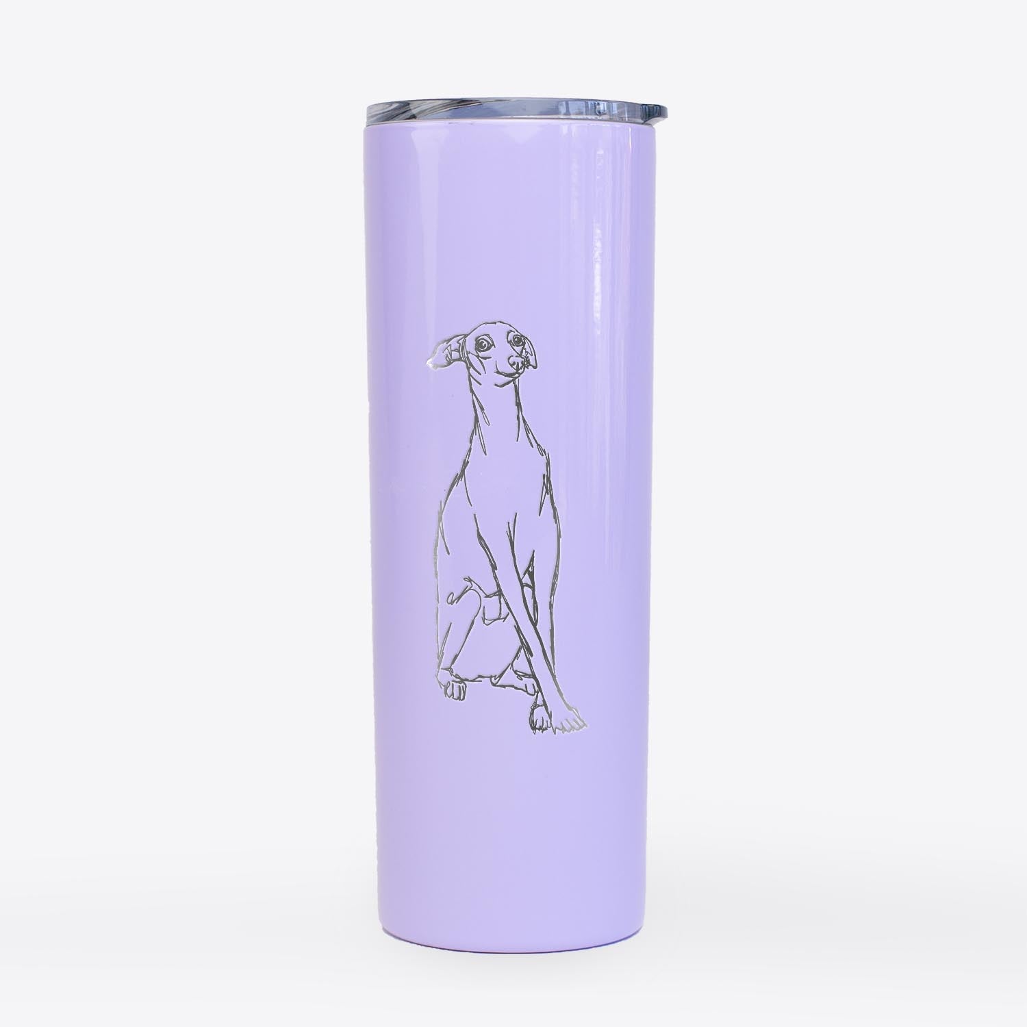 Doodled Queenie the Italian Greyhound - 20oz Skinny Tumbler