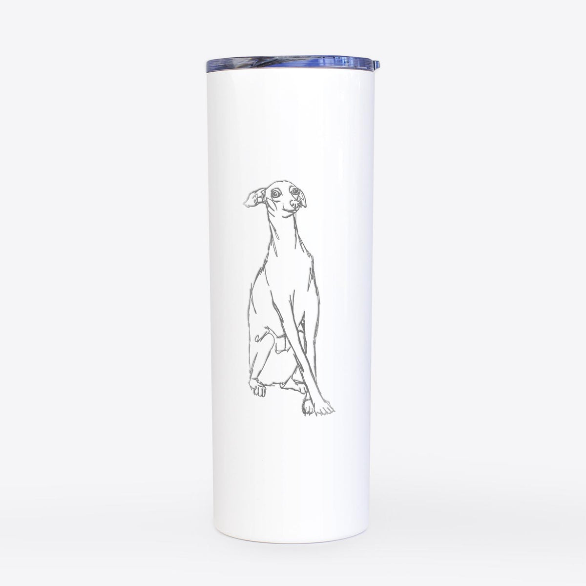 Doodled Queenie the Italian Greyhound - 20oz Skinny Tumbler