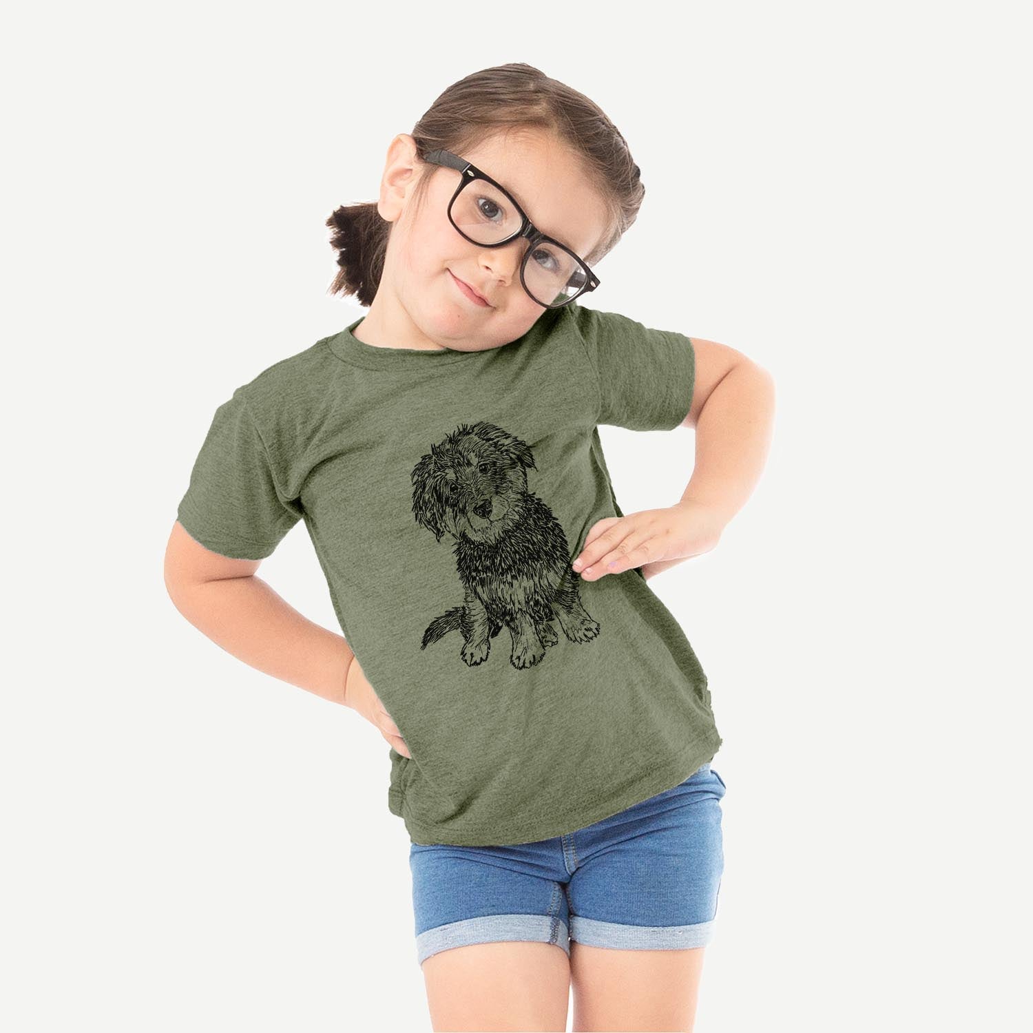 Doodled Remy the Bernedoodle - Kids/Youth/Toddler Shirt