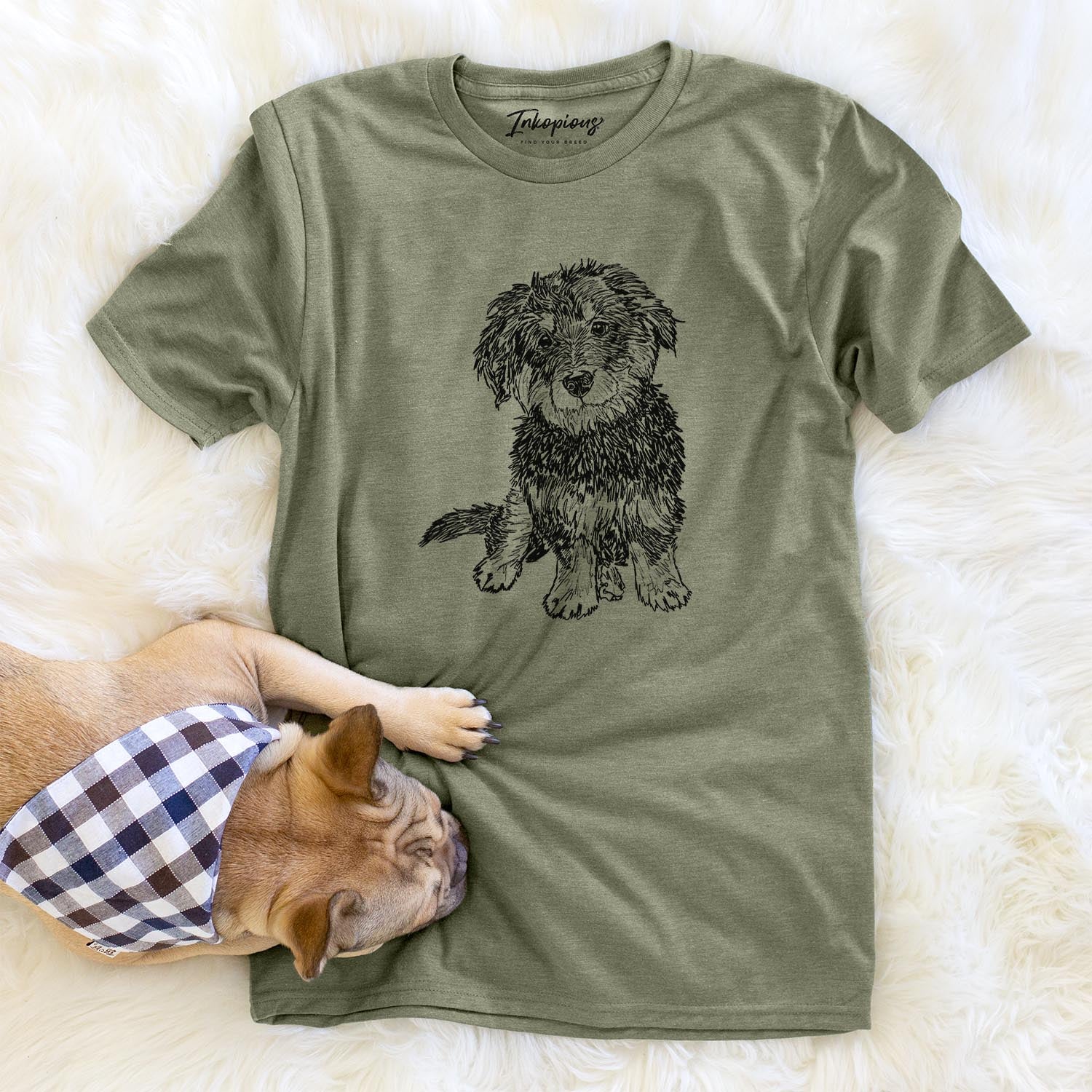 Doodled Remy the Bernedoodle - Unisex Crewneck