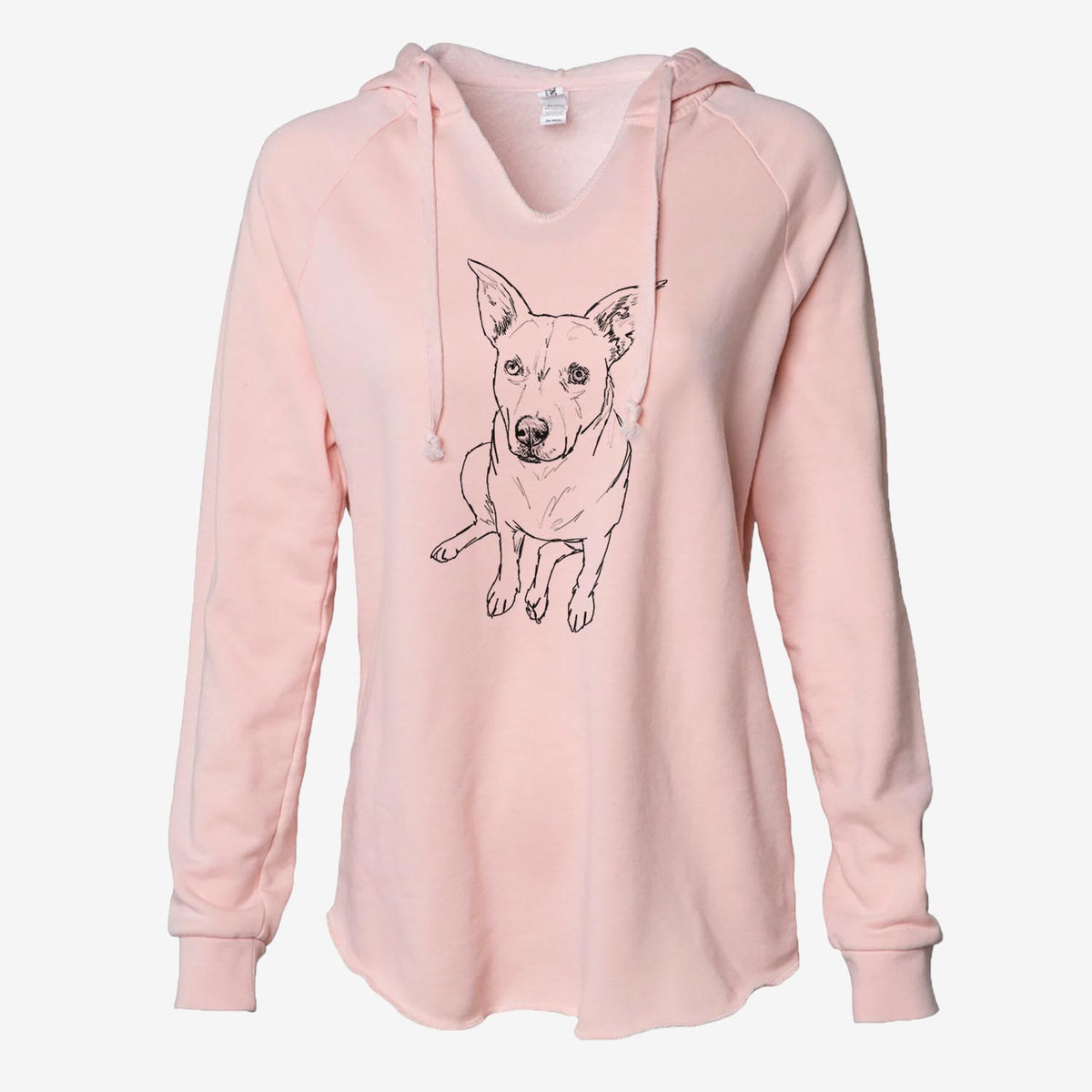 Doodled Rockstar the Mixed Breed - Cali Wave Hooded Sweatshirt