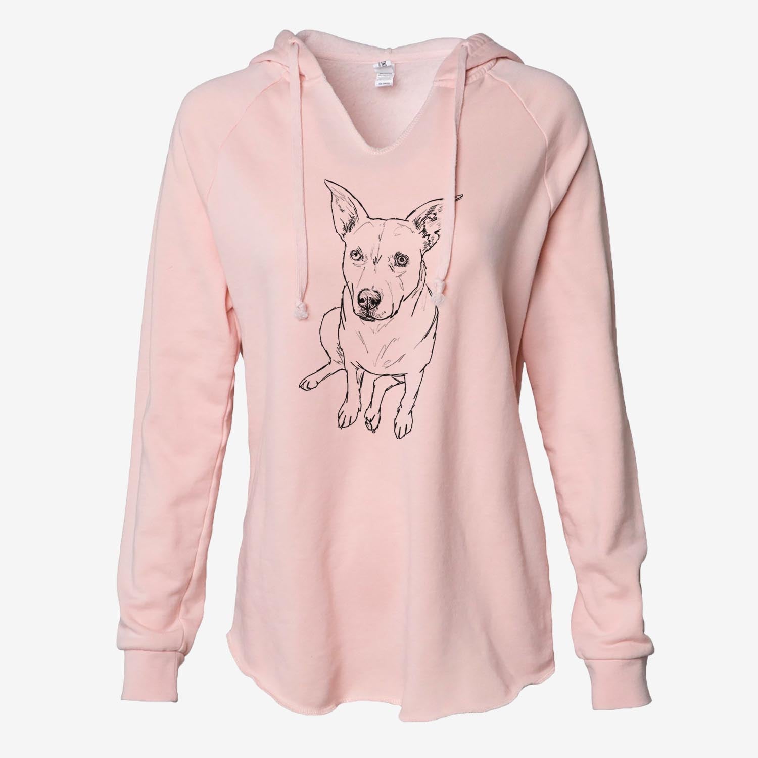 Doodled Rockstar the Mixed Breed - Cali Wave Hooded Sweatshirt