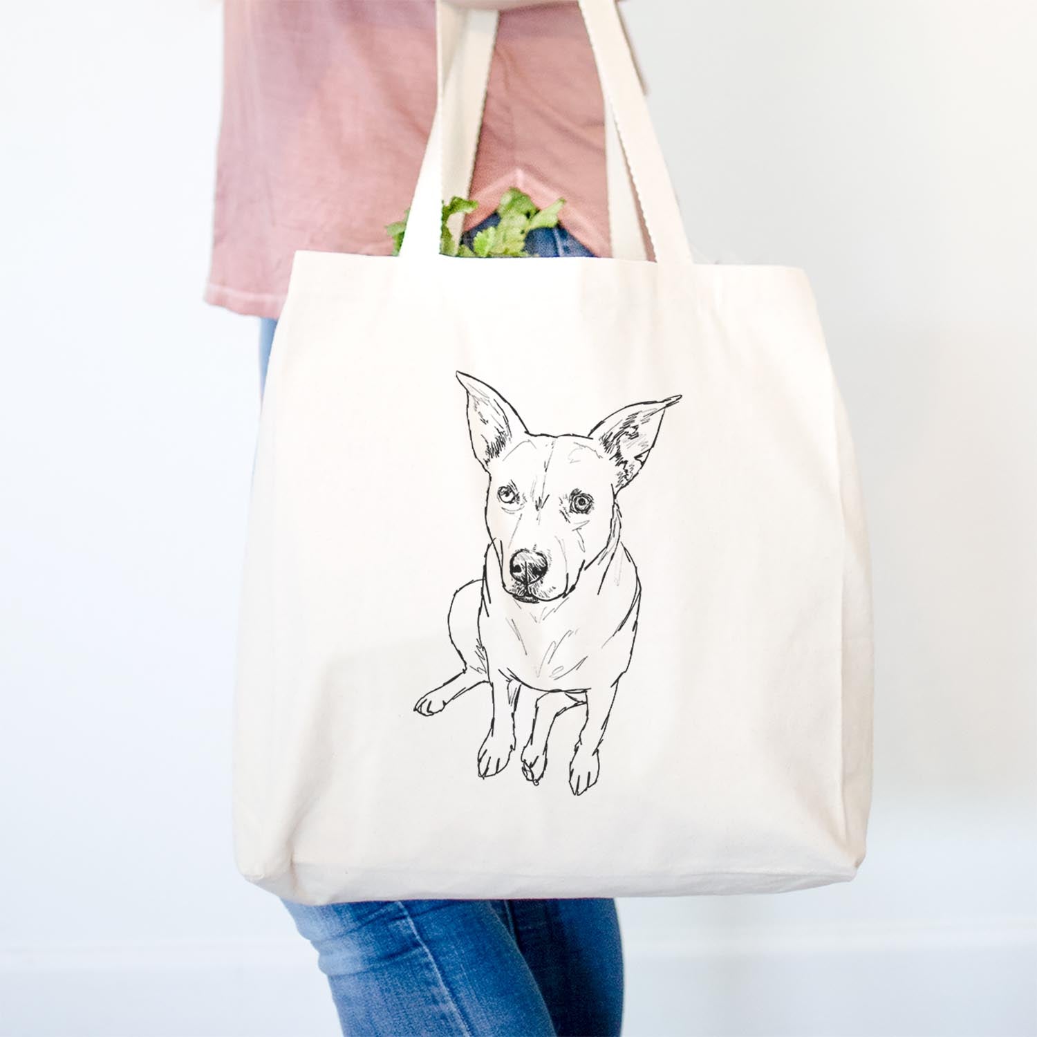 Doodled Rockstar the Mixed Breed - Tote Bag