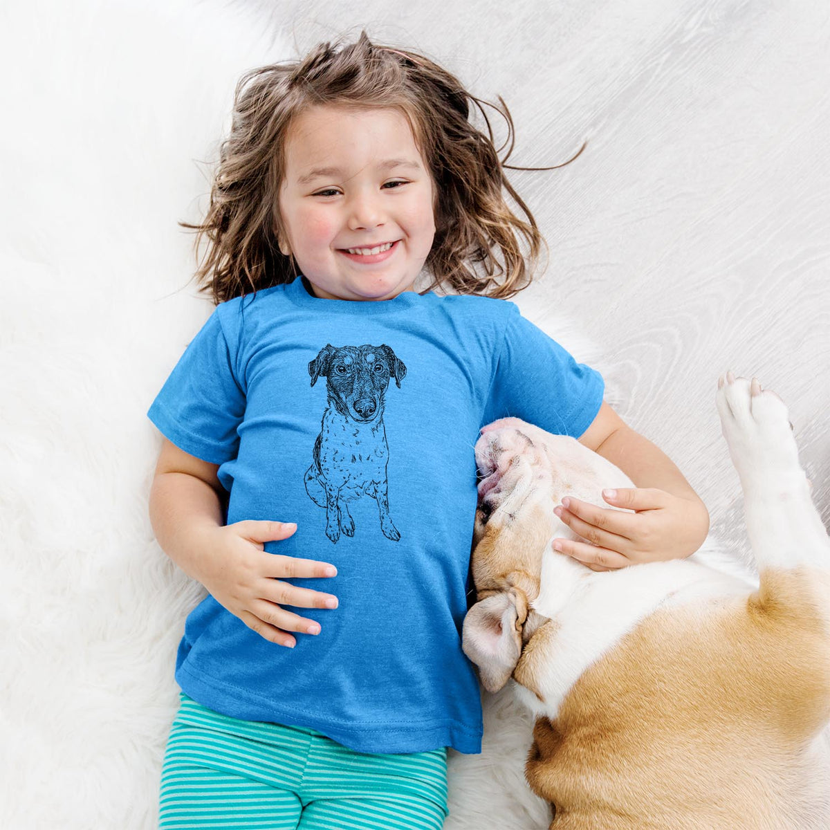 Doodled Rosie the Terrier Mix - Kids/Youth/Toddler Shirt