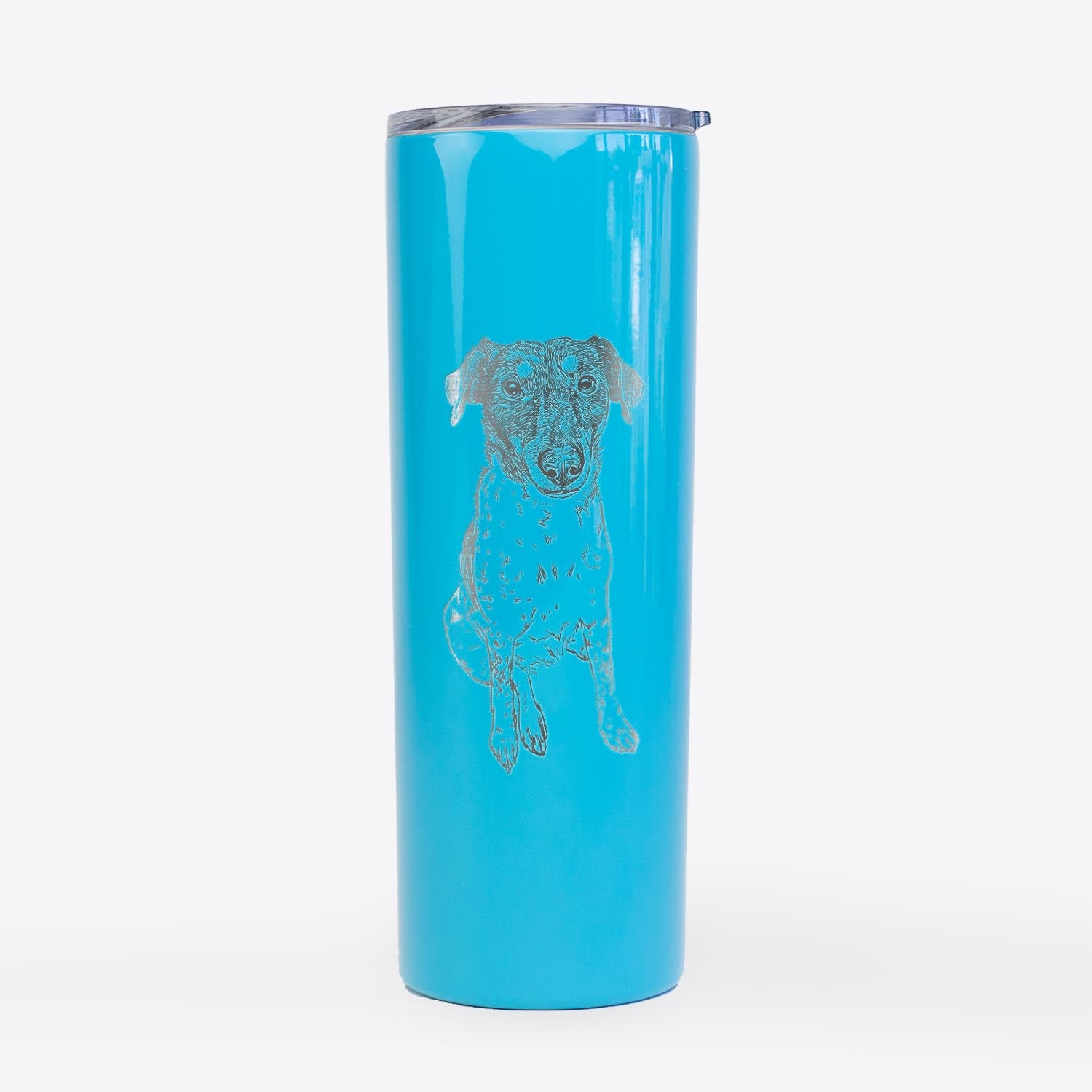 Doodled Rosie the Terrier Mix - 20oz Skinny Tumbler