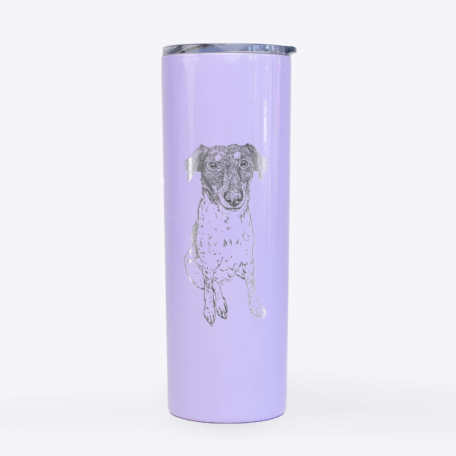 Doodled Rosie the Terrier Mix - 20oz Skinny Tumbler