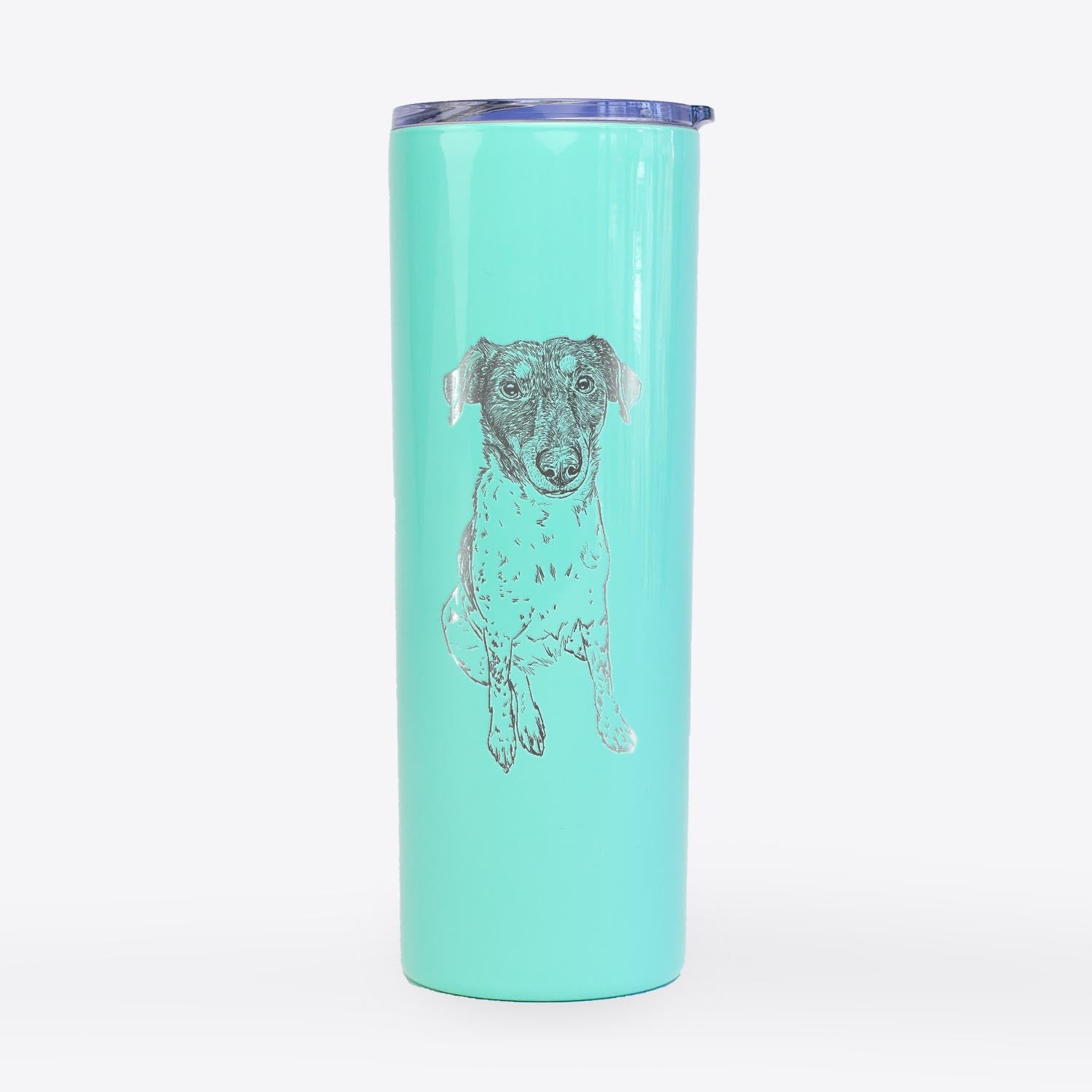 Doodled Rosie the Terrier Mix - 20oz Skinny Tumbler