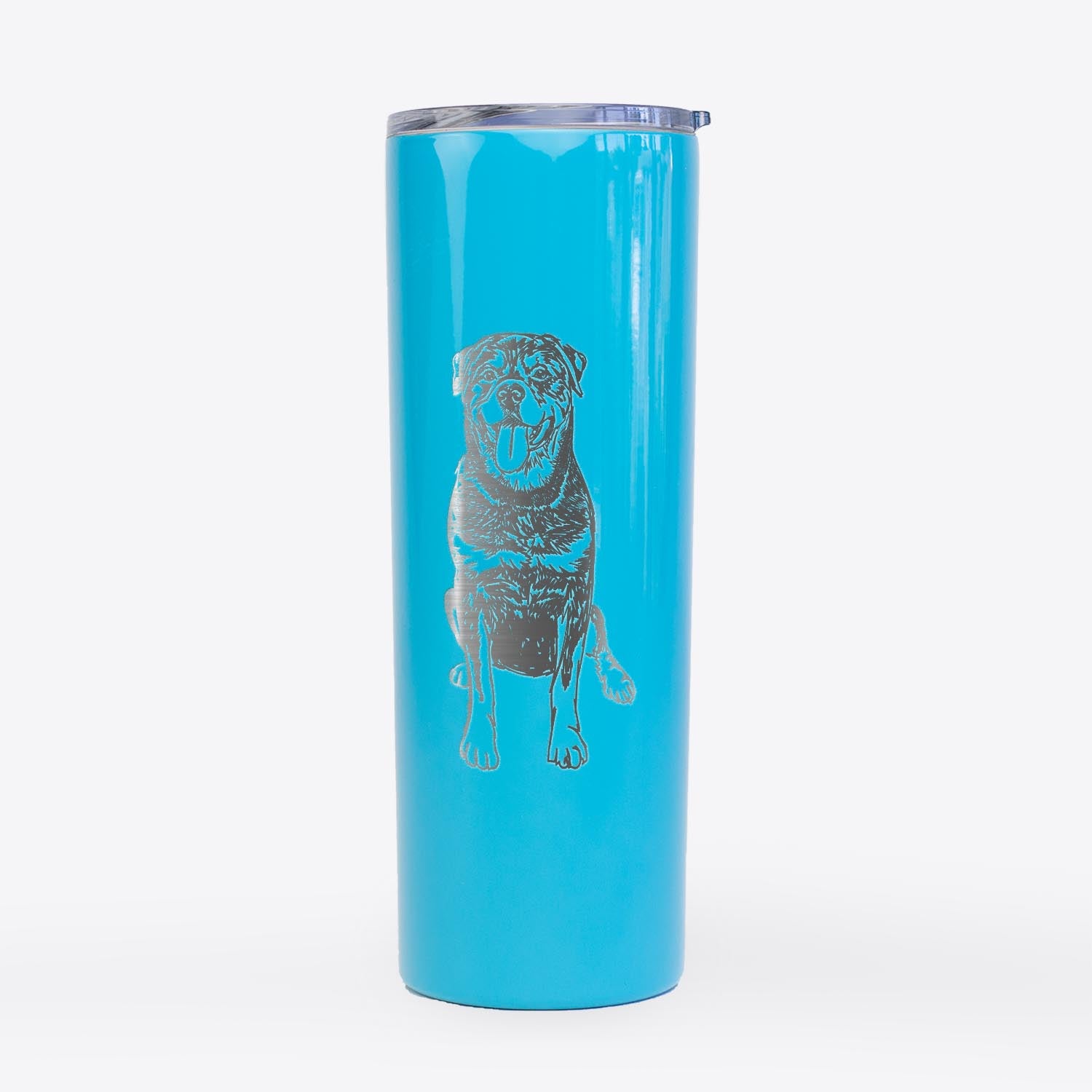 Doodled Rottweiler - 20oz Skinny Tumbler